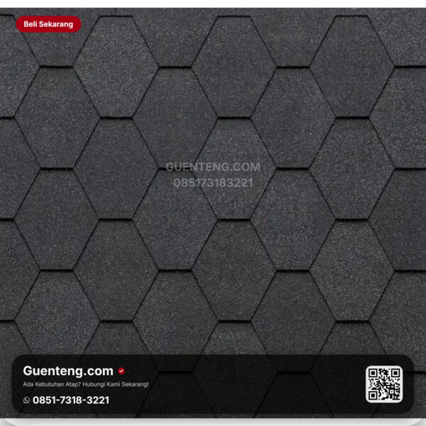 Bitumen 3 Tab Shingles Tegola Atap Bitumen Tegola Premium Mosaik 522 Arabica