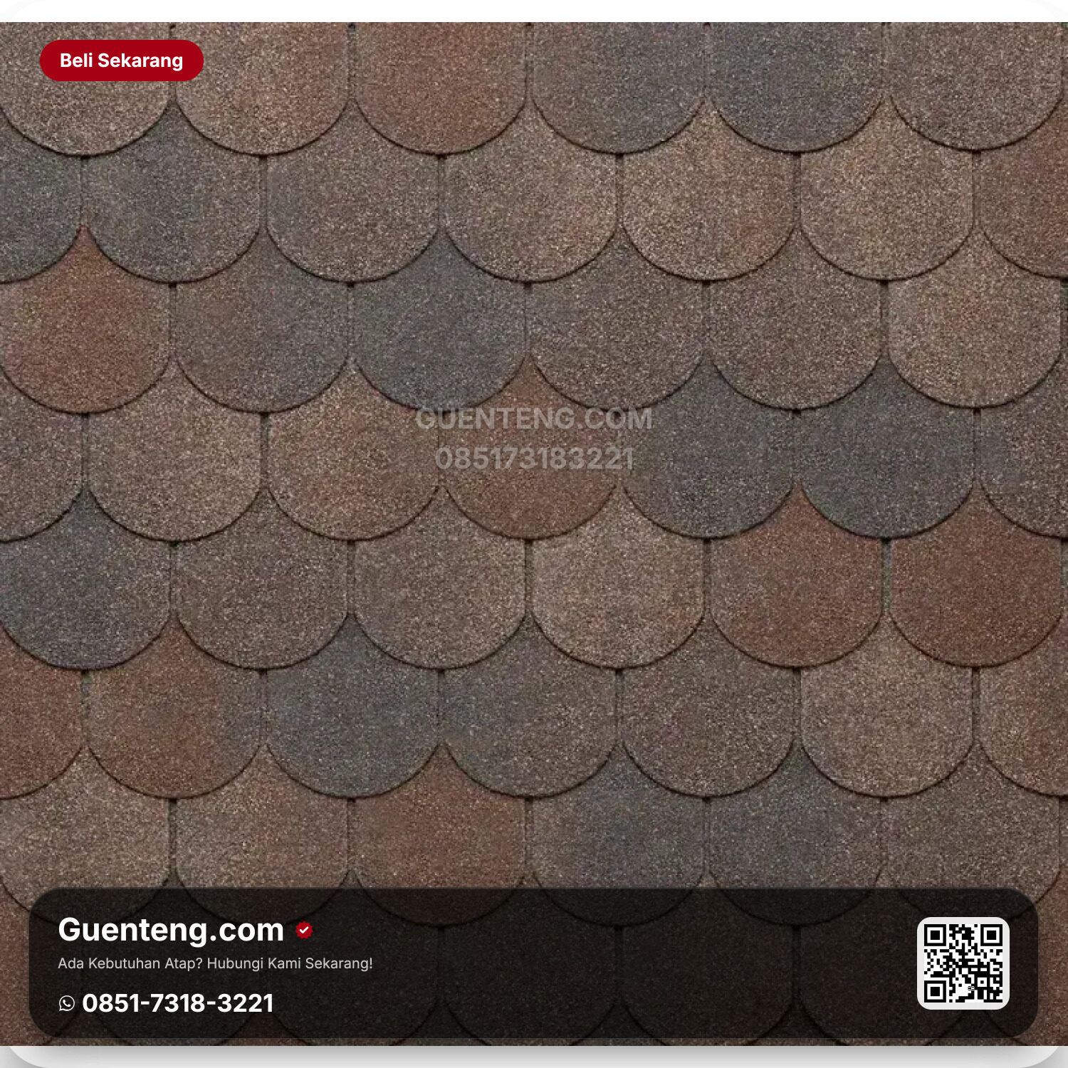 Bitumen 3 Tab Shingles Tegola Atap Bitumen Tegola Premium Tradisional 422 Arabica