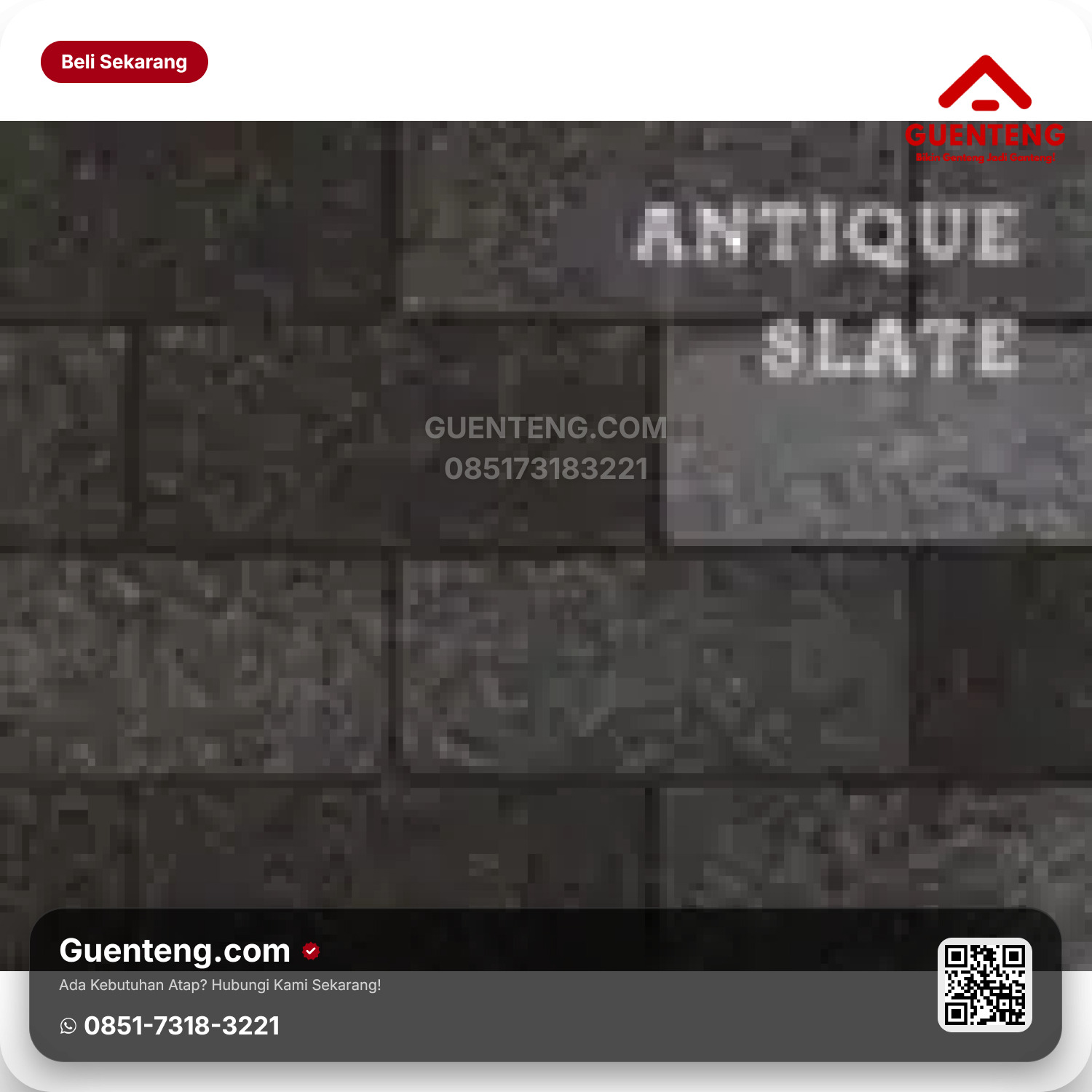 Atap Bitumen 3 Tab Shingles Victory Tamko Antuque Slate Elite Glass Seal