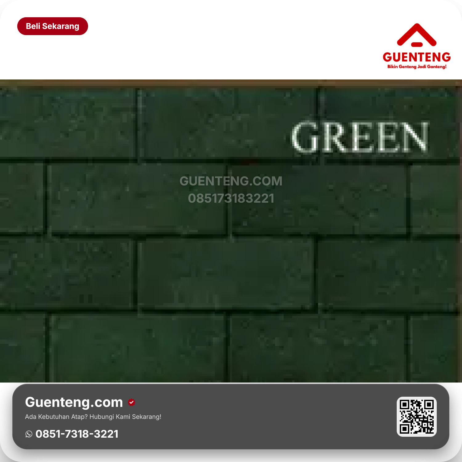 Atap Bitumen 3 Tab Shingles Victory Tamko Green Standard Series