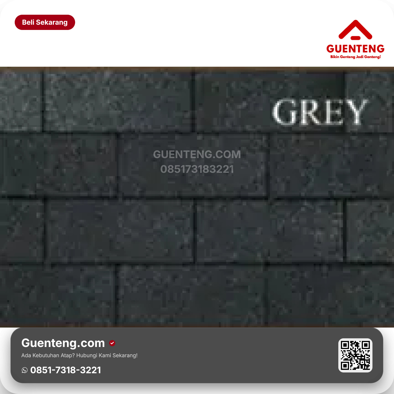 Atap Bitumen 3 Tab Shingles Victory Tamko Grey Standard Series