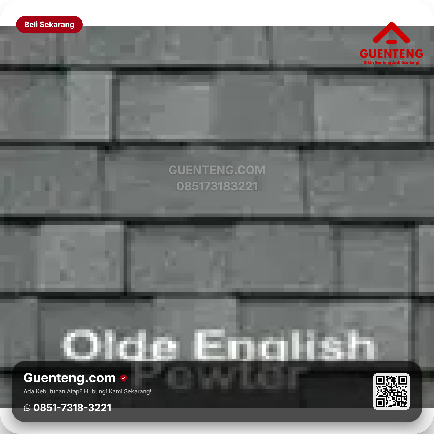 Atap Bitumen 3 Tab Shingles Victory Tamko Old English Pewter Heritage Series