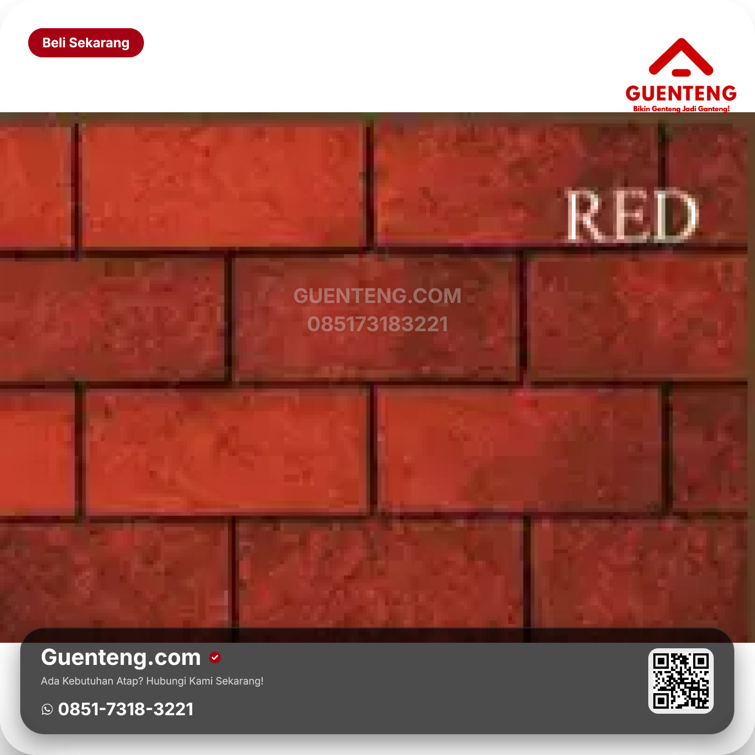 Atap Bitumen 3 Tab Shingles Victory Tamko Red Standard Series