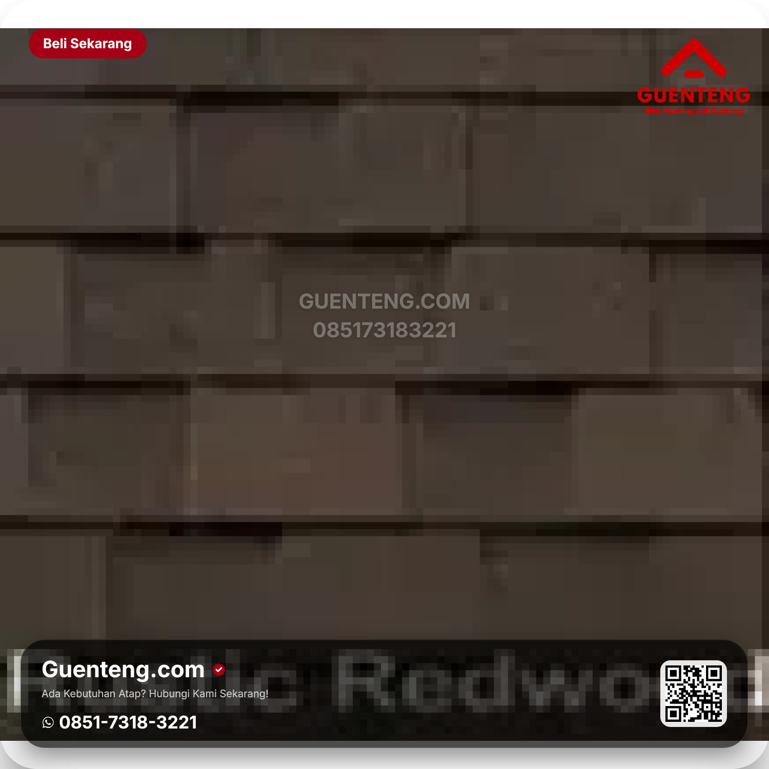 Atap Bitumen 3 Tab Shingles Victory Tamko Rustic Redwood Heritage Series