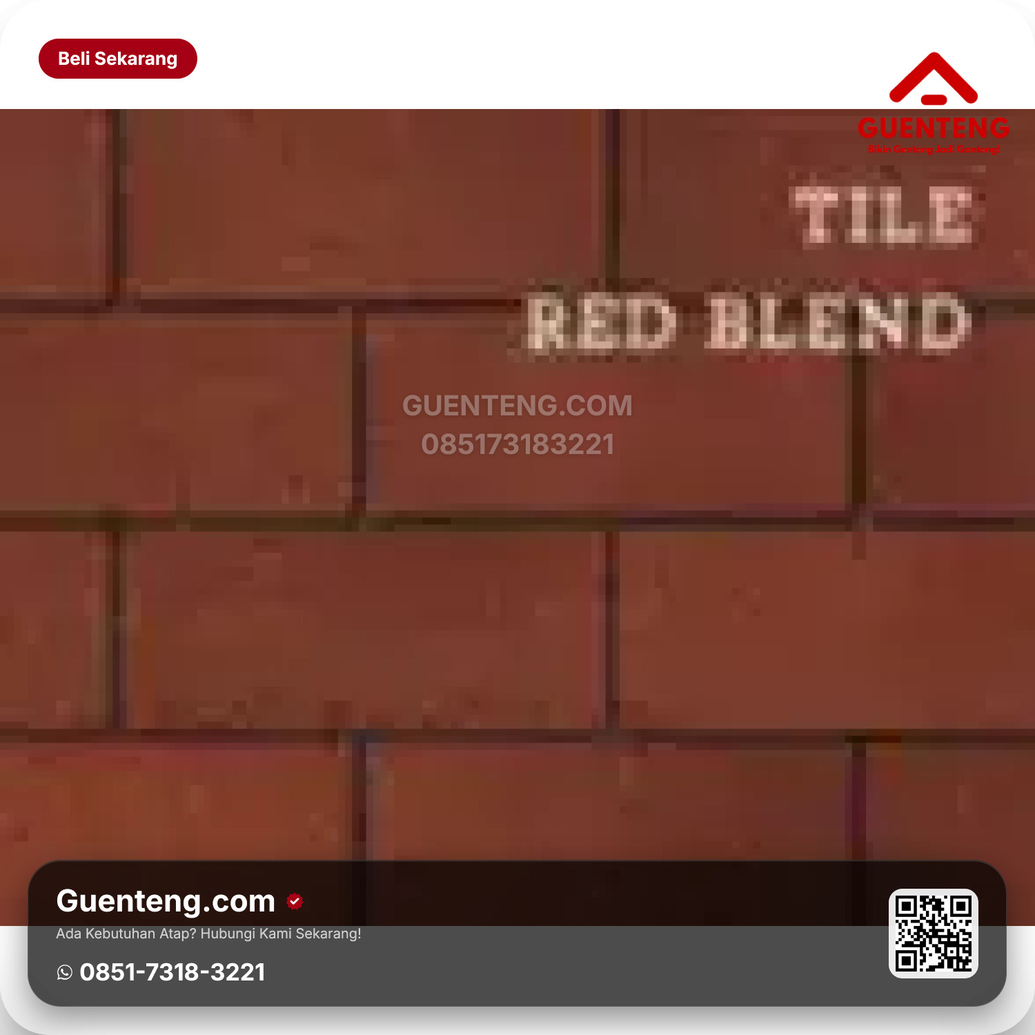 Atap Bitumen 3 Tab Shingles Victory Tamko Tile Red Blend Elite Glass Seal