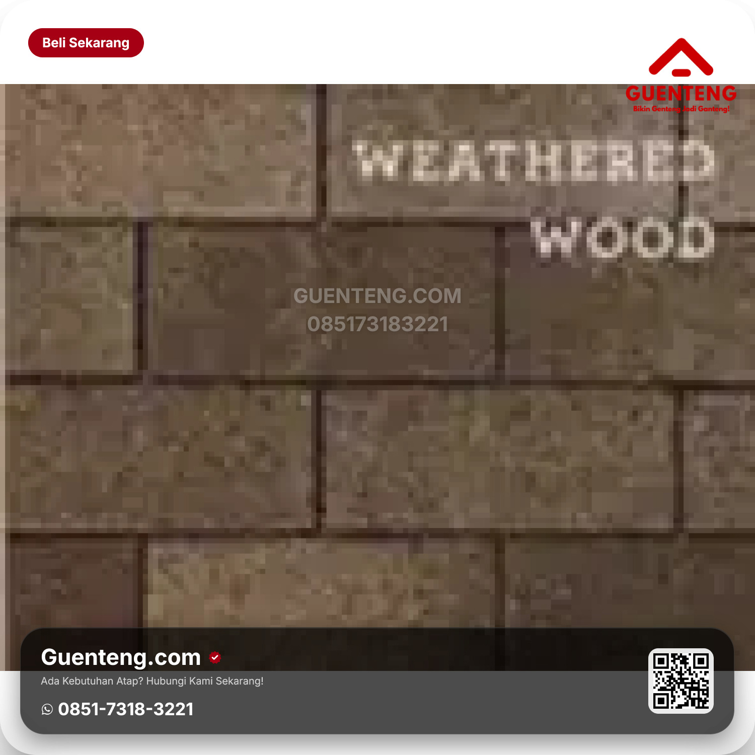 Atap Bitumen 3 Tab Shingles Victory Tamko Weather Wood Elite Glass Seal