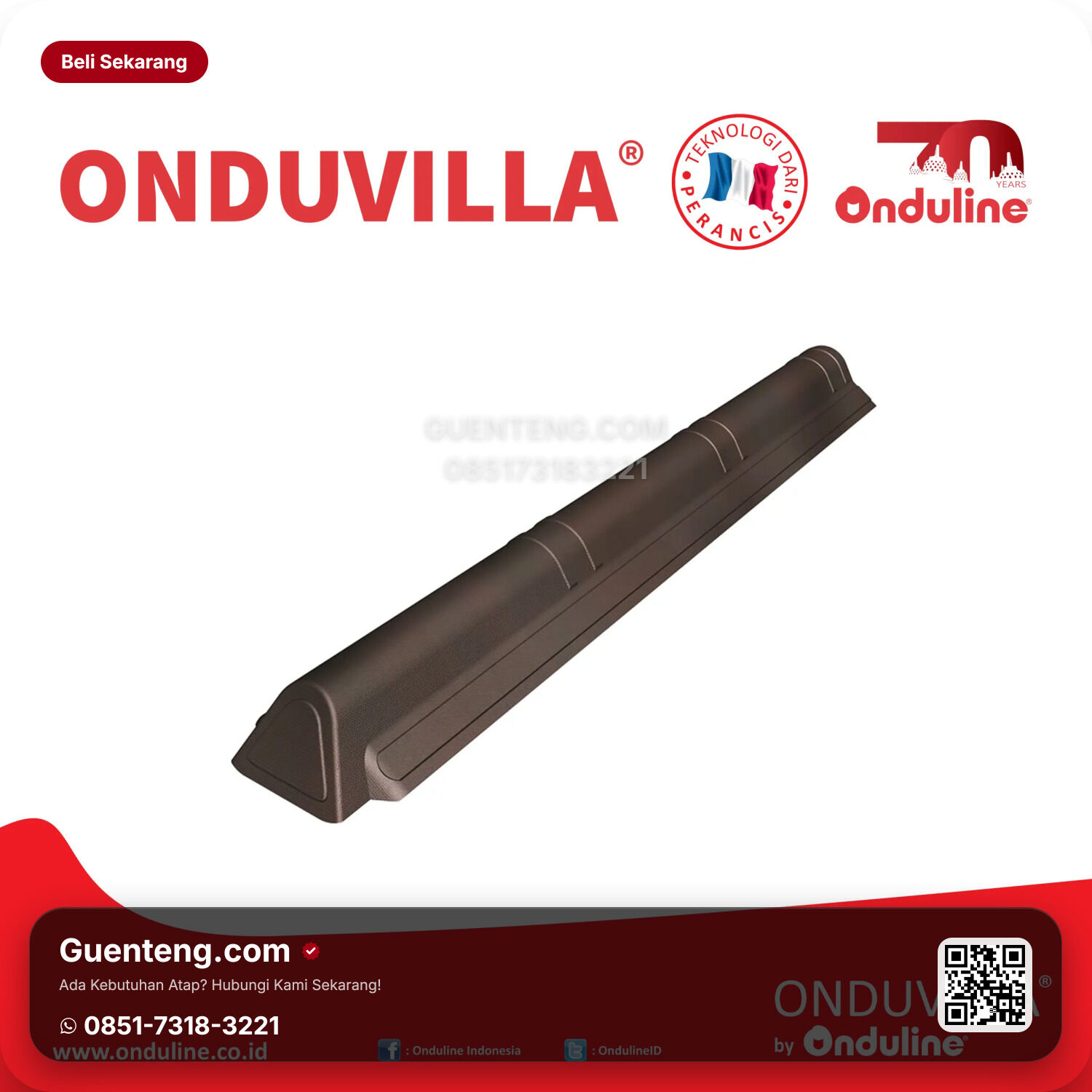 Bitumen Onduline Aksesoris Onduline Aksesoris Closure Cap Onduvilla Pcs