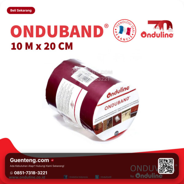 Bitumen Onduline Aksesoris Onduline Perekat Flashing Tape Onduband 10 M Roll