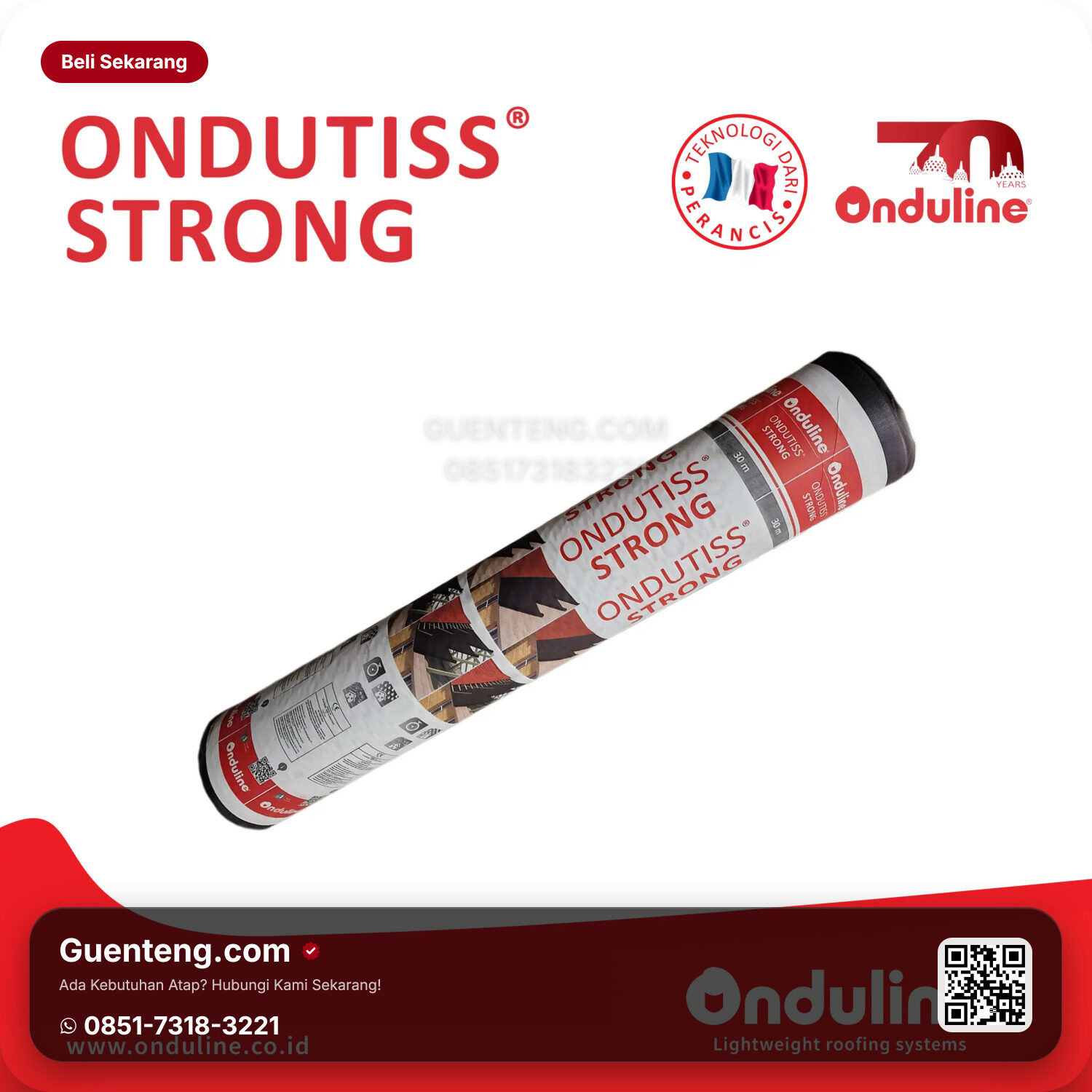 Bitumen Onduline Aksesoris Onduline Underlayer Ondutiss Strong Roll
