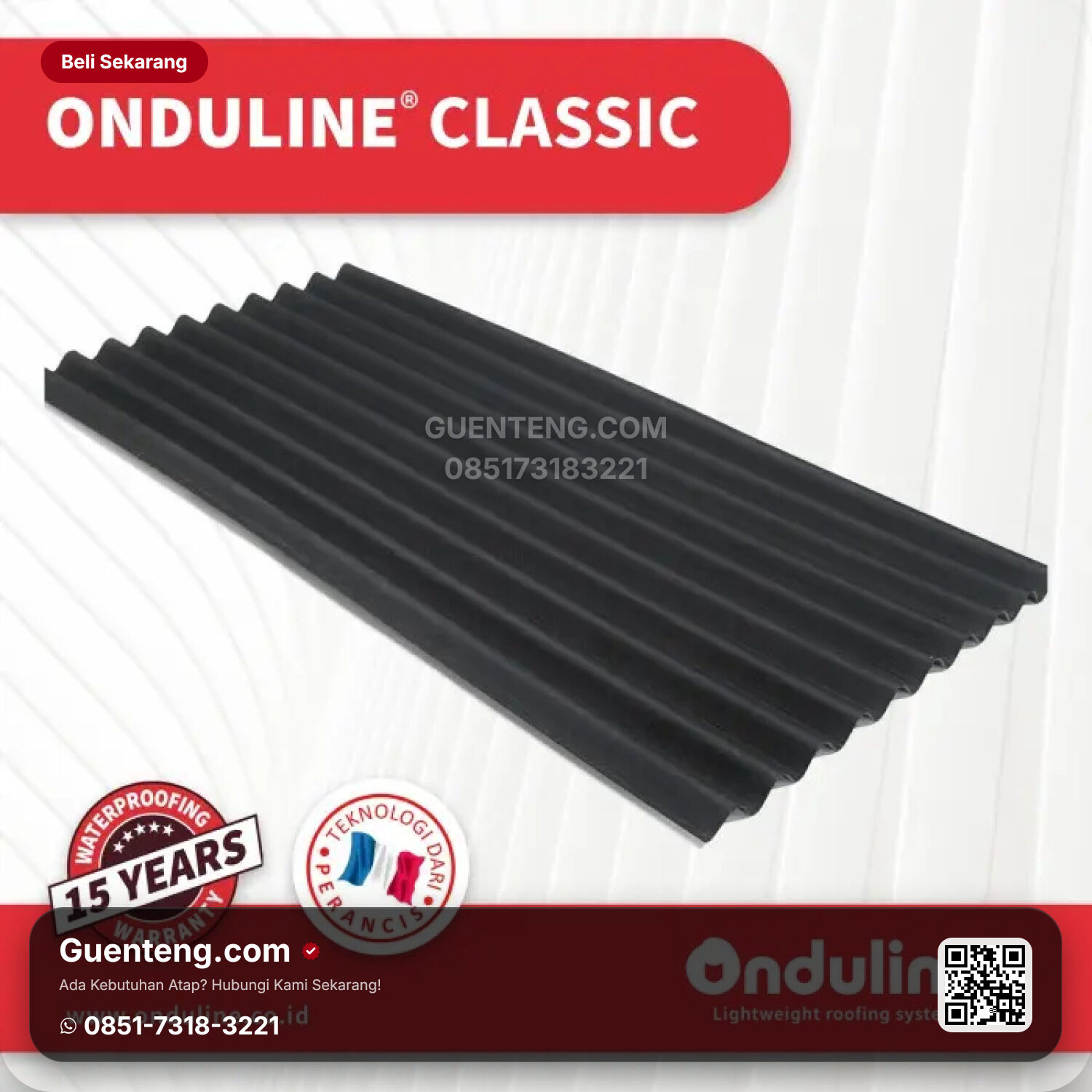 Bitumen Onduline Onduline Classic Black Pcs