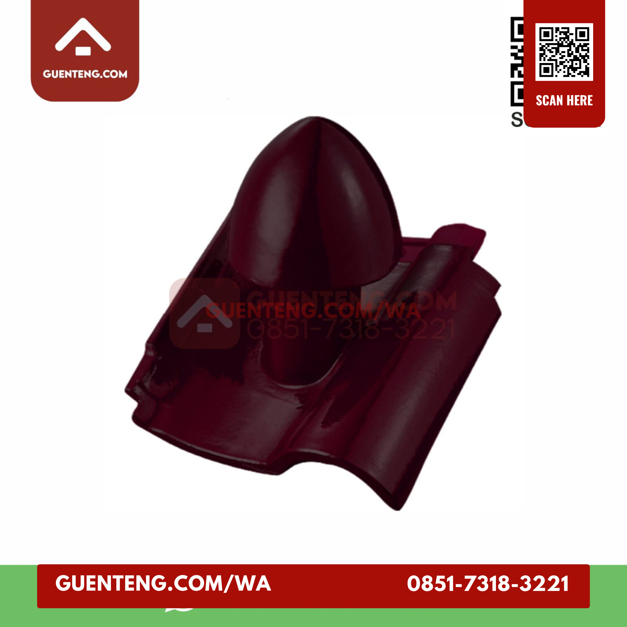 Cerobong Udara Espanica Ke 15 Cerobong Udara Wine Red Espanica Ke 15 Grade