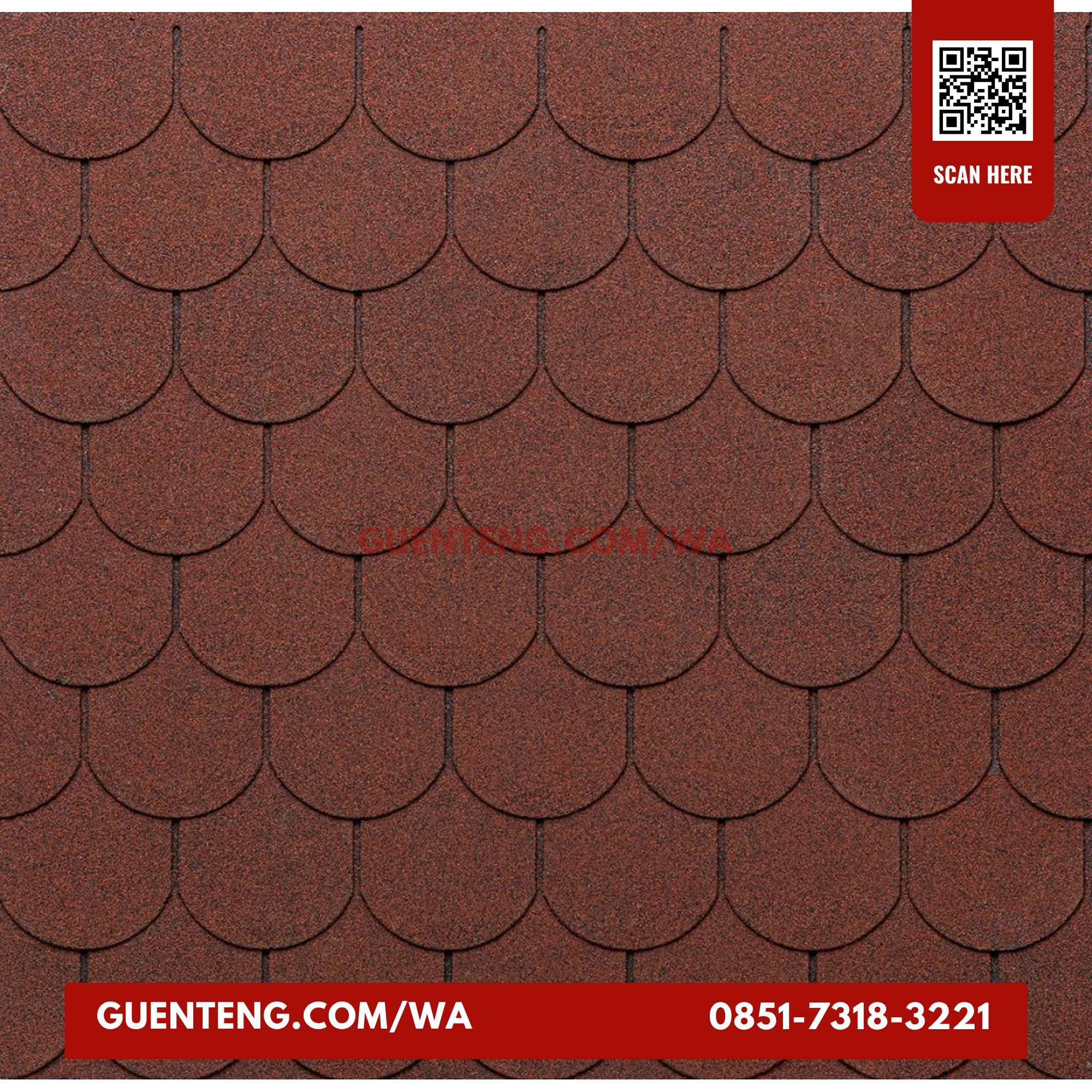 Ecoroof Tradisional 013 Mixed Red