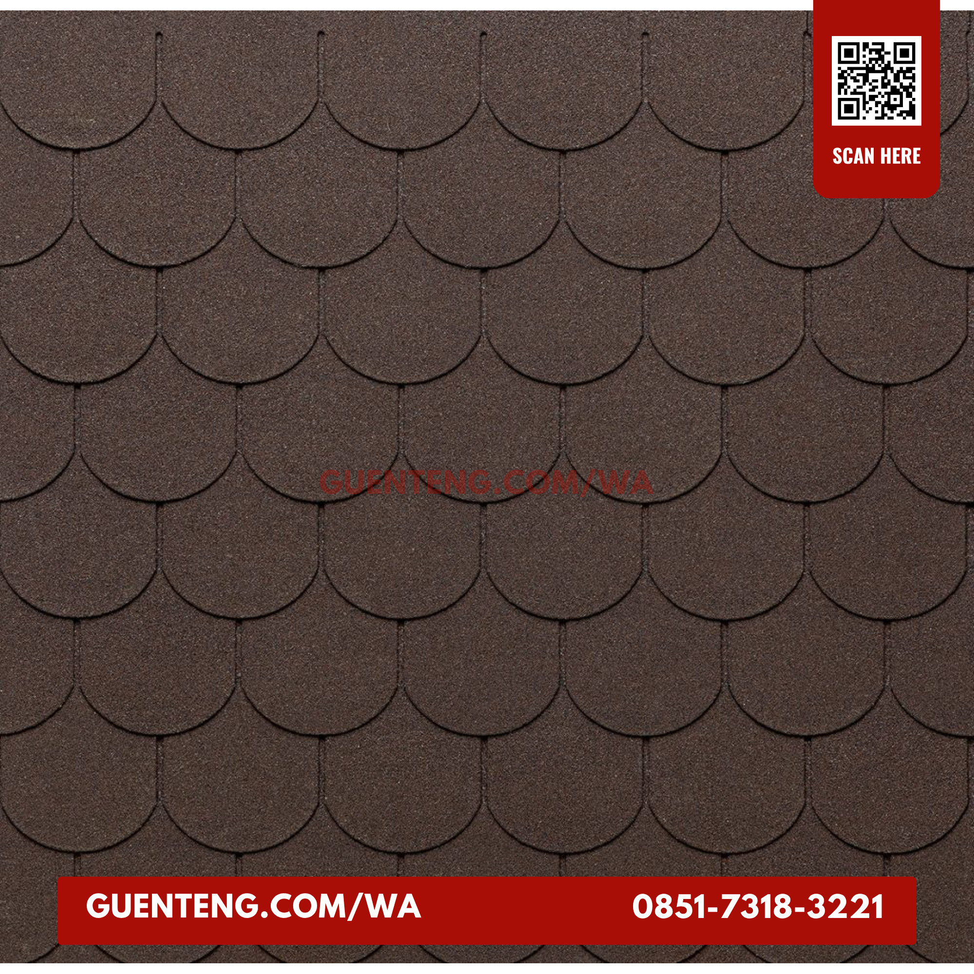 Ecoroof Tradisional 032 Mixed Brown