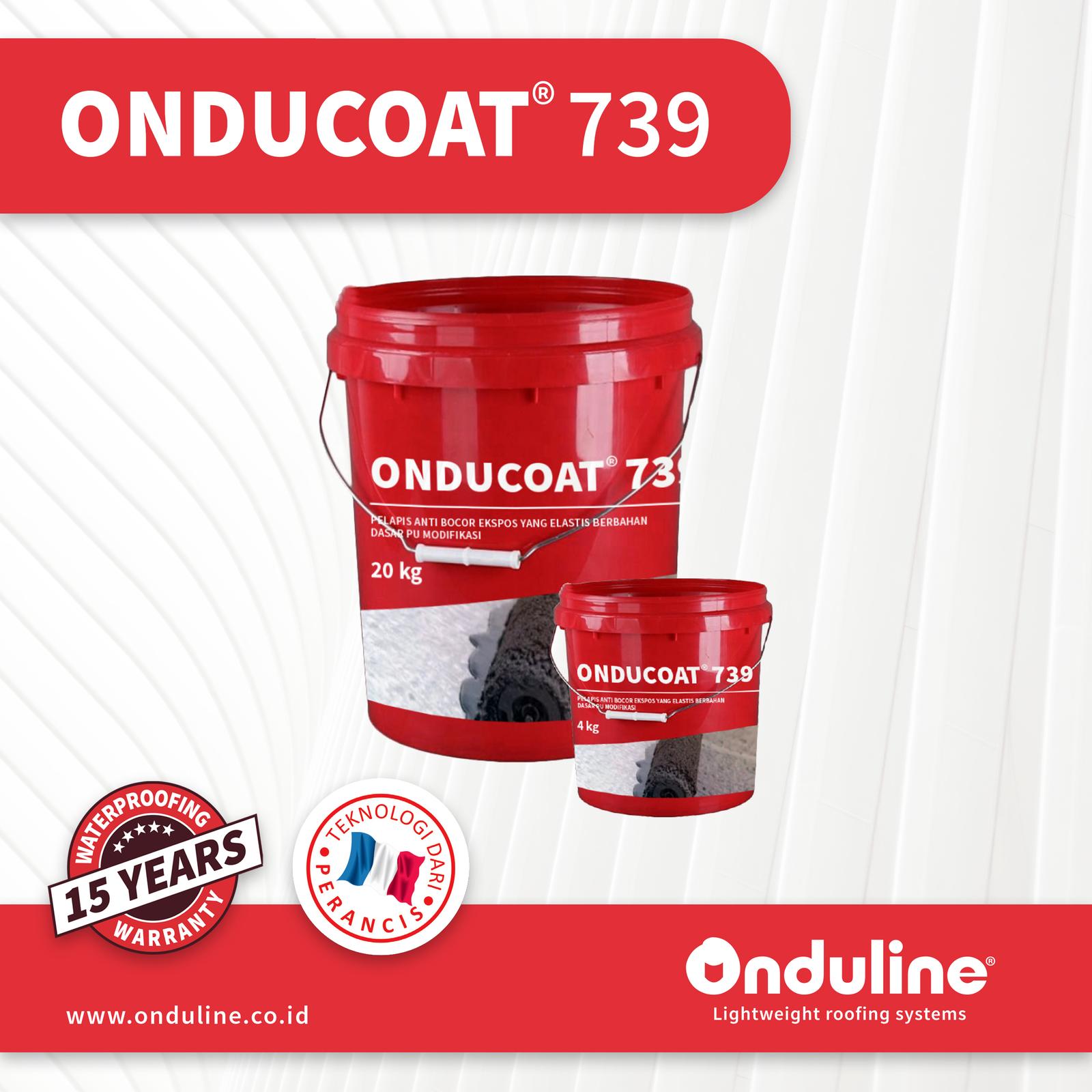 Atap Bitumen Flashing & Primer Waterproofing ONDUCOAT 739 20 KG Abu-abu GT0130013