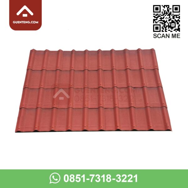 genteng aspal atap bitumen onduvilla warna classic red merah