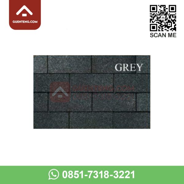 genteng aspal atap bitumen tamko victory standard series warna grey
