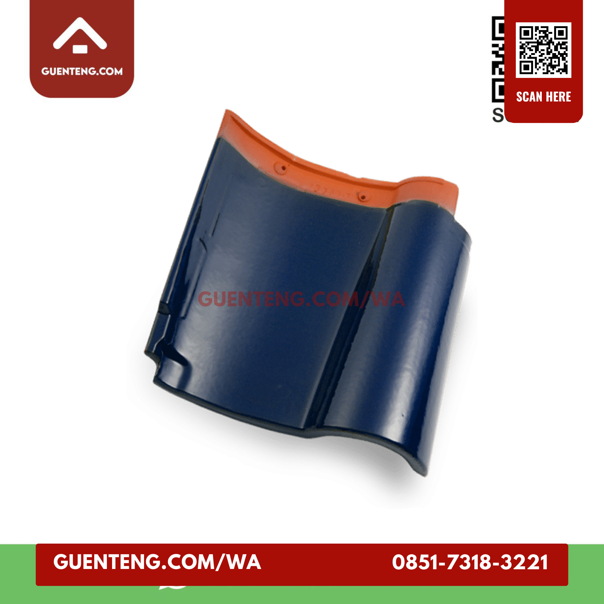 Genteng Badan Kanmuri Espanica Admiral Blue Grade