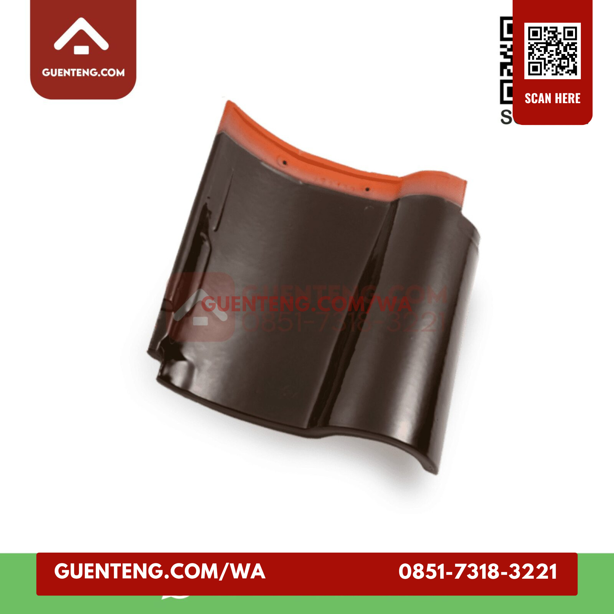 Genteng Badan Kanmuri Espanica Brown Grade