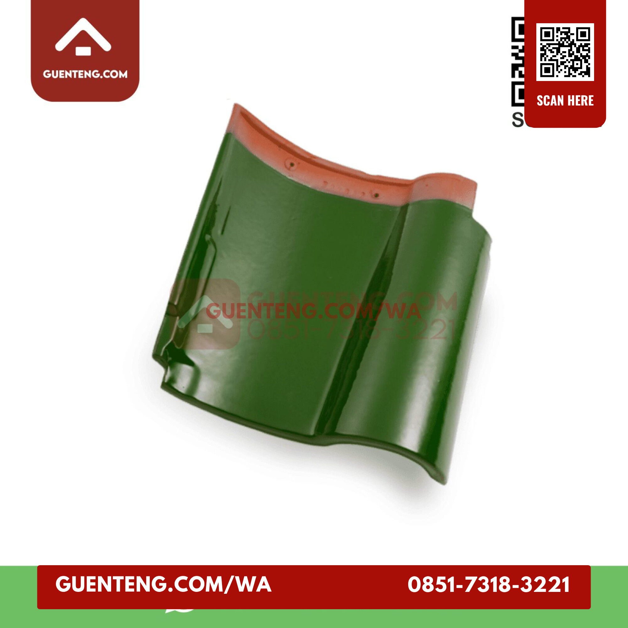 Genteng Badan Kanmuri Espanica Green Grade