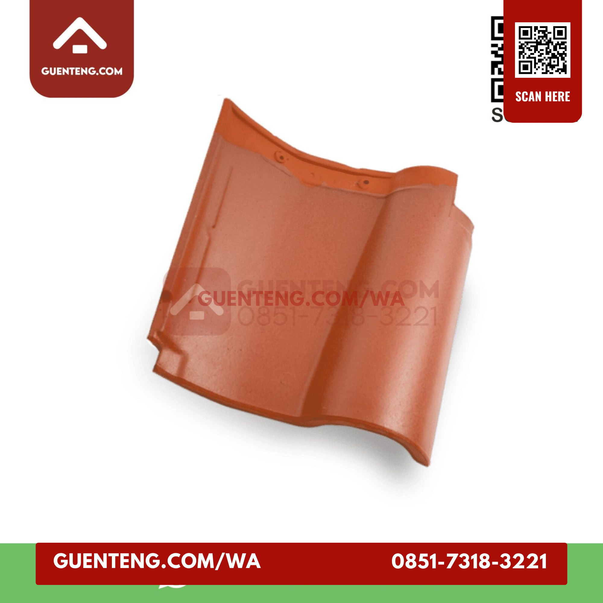 Genteng Badan Kanmuri Espanica Medi Red Grade