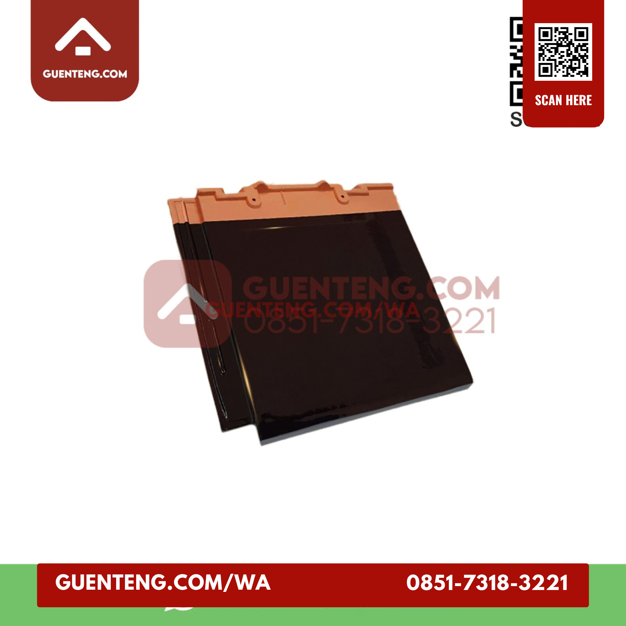 Genteng Badan Kanmuri Full Flat Garnet Grade 3 Pk