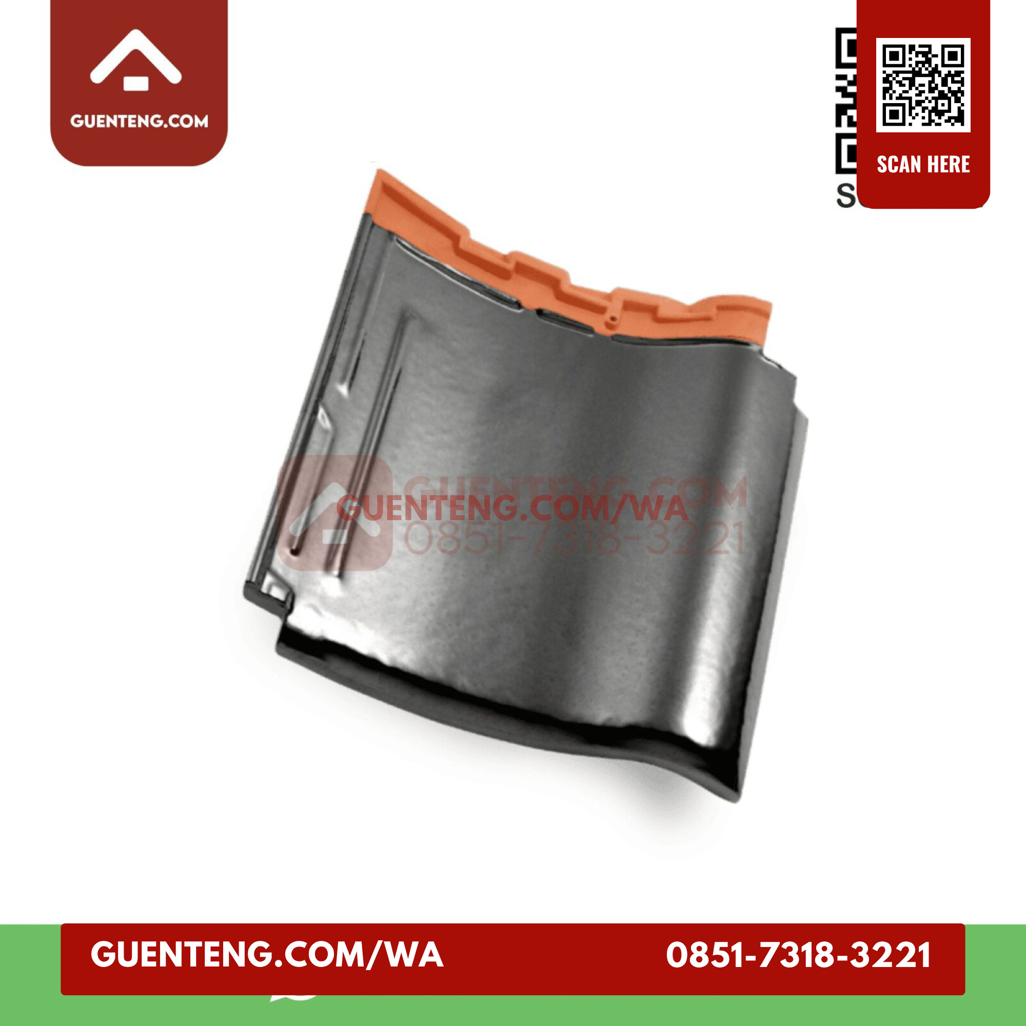 Genteng Badan Kanmuri Milenio Galaxy Silver Grade 3 Pk