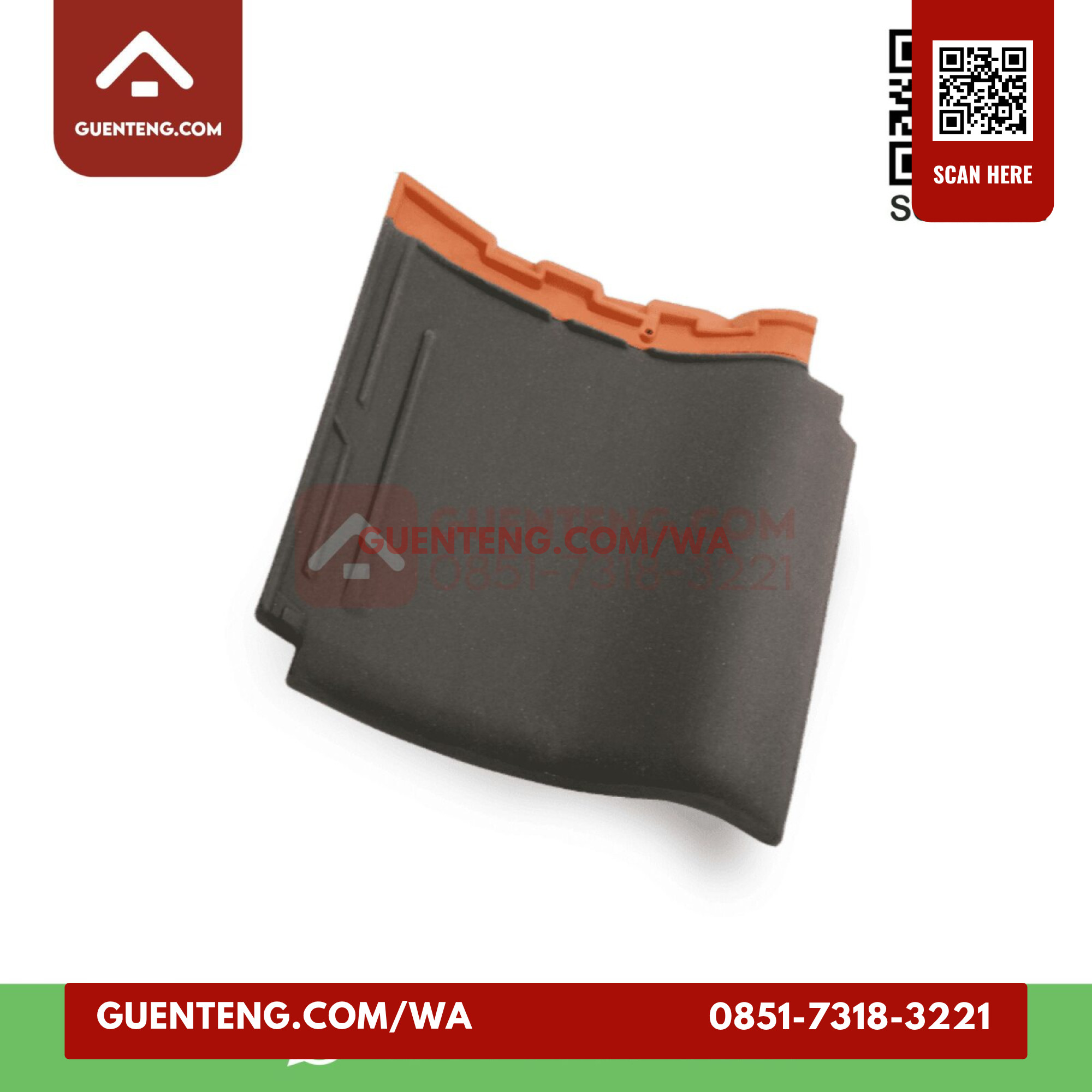 Genteng Badan Kanmuri Milenio Medi Grey Grade