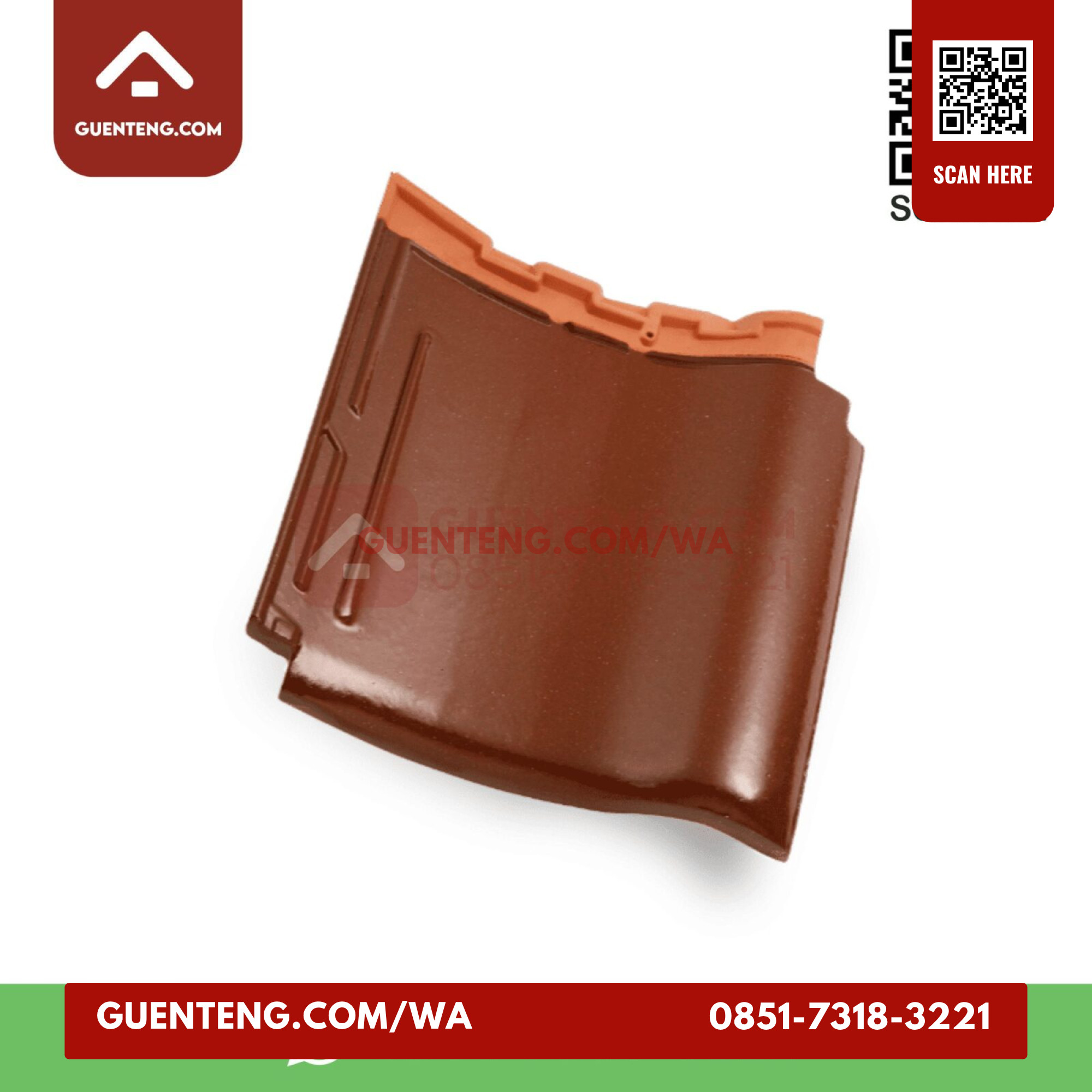 Genteng Badan Kanmuri Milenio Natural Grade