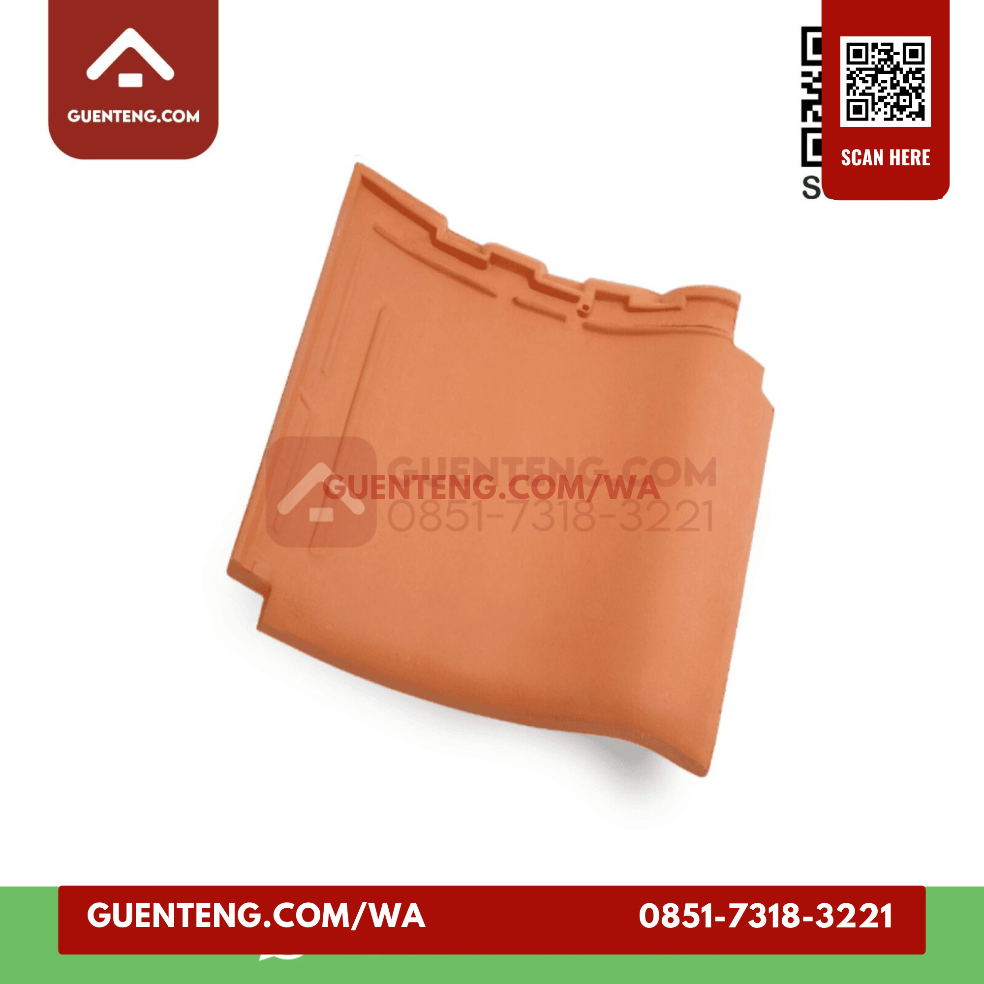 Genteng Badan Kanmuri Milenio Unglazed Grade