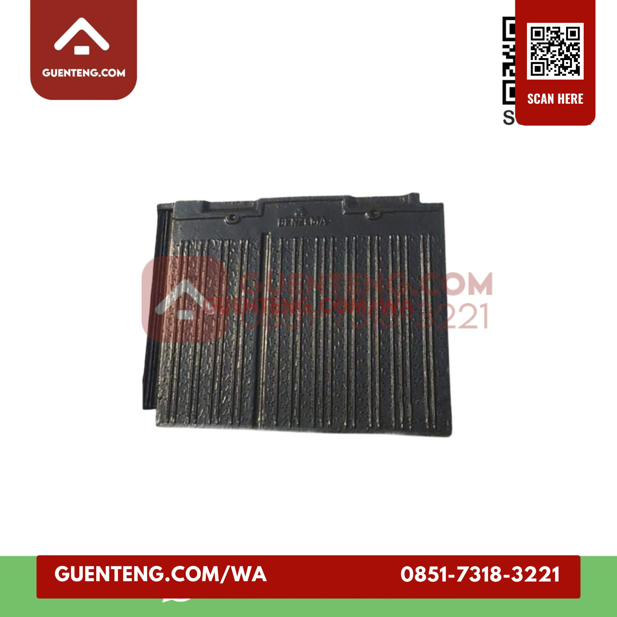 Genteng Beton Benzema Garis Mutliline