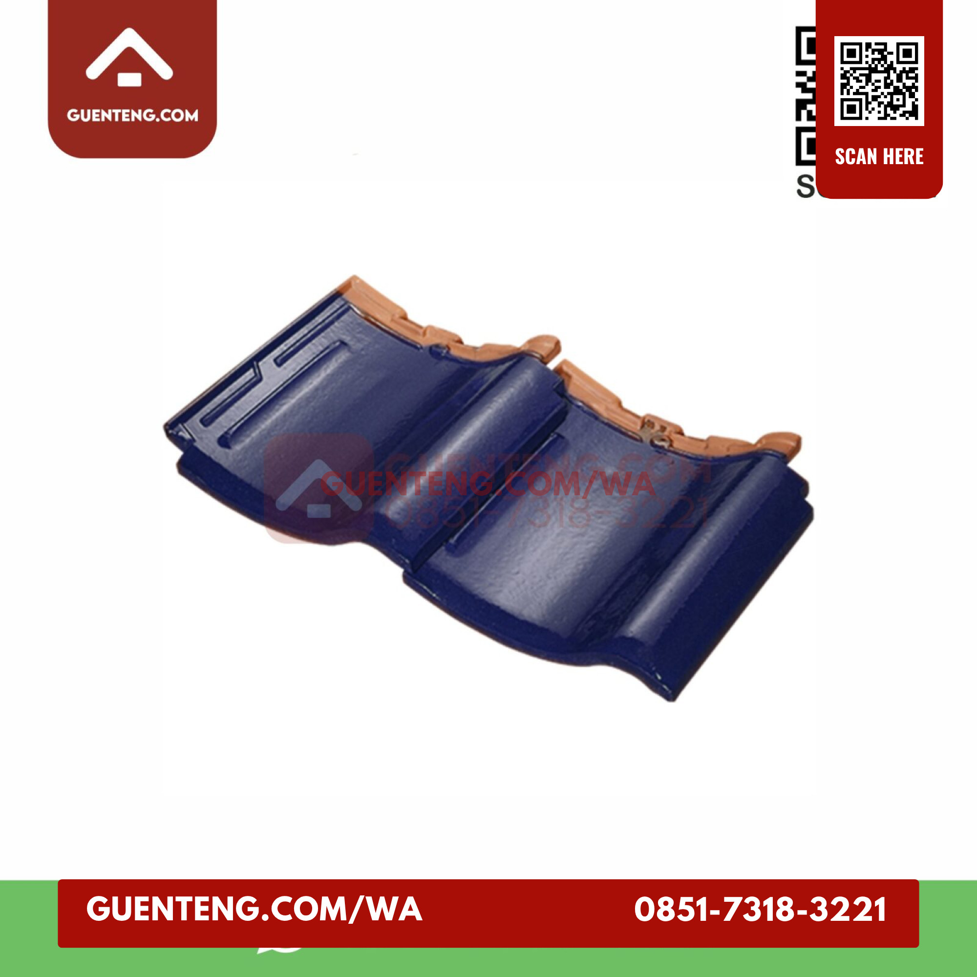 Genteng Dobeldouble Tile Espanica Ke 13 Genteng Dobeldouble Tile Admiral Blue Espanica Ke