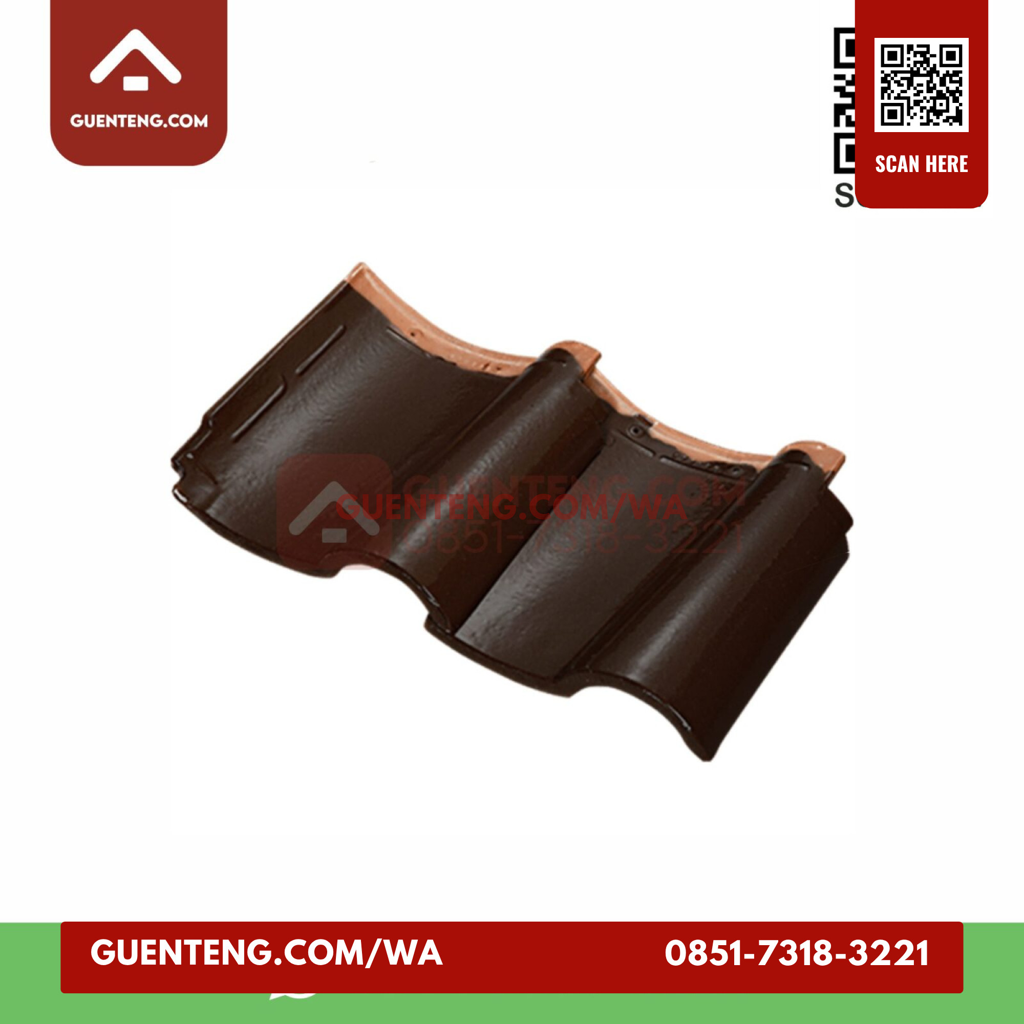 Genteng Dobeldouble Tile Espanica Ke 13 Genteng Dobeldouble Tile Brown Espanica Ke 13 Grad