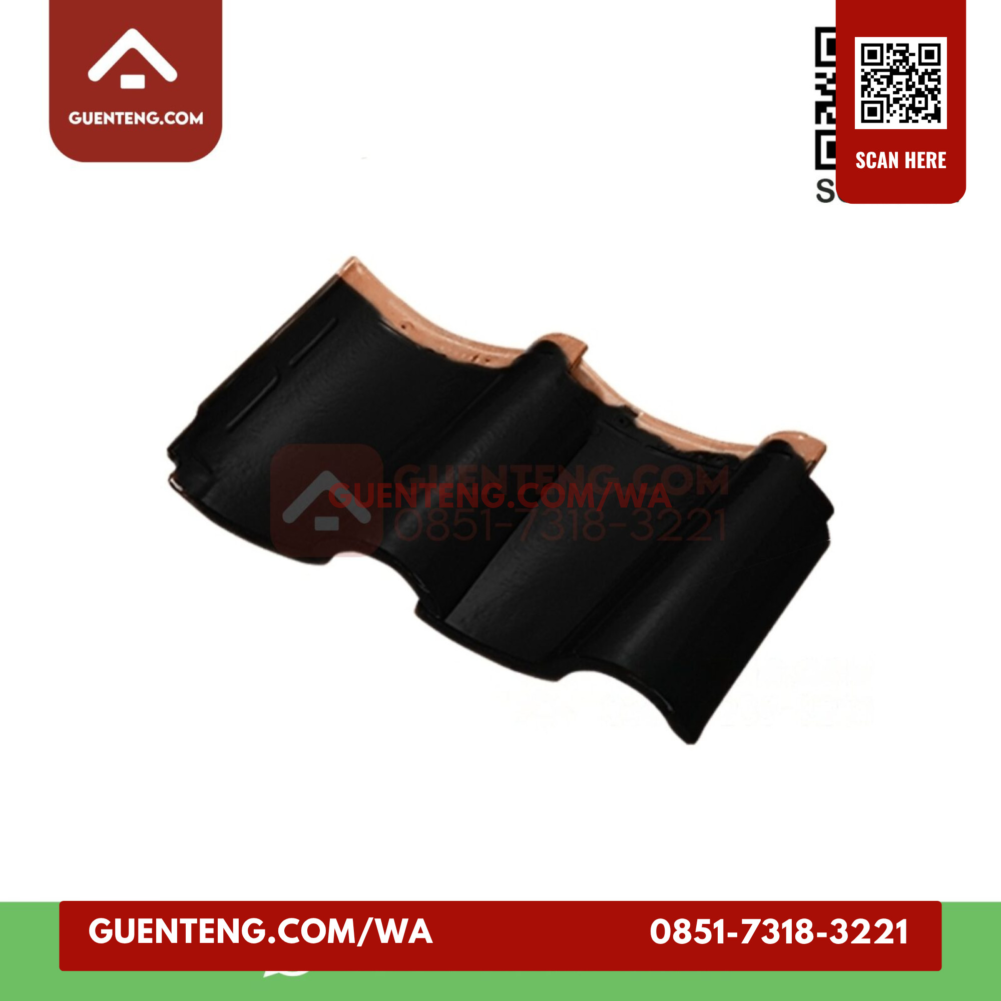 Genteng Dobeldouble Tile Espanica Ke 13 Genteng Dobeldouble Tile Diamond Black Espanica Ke