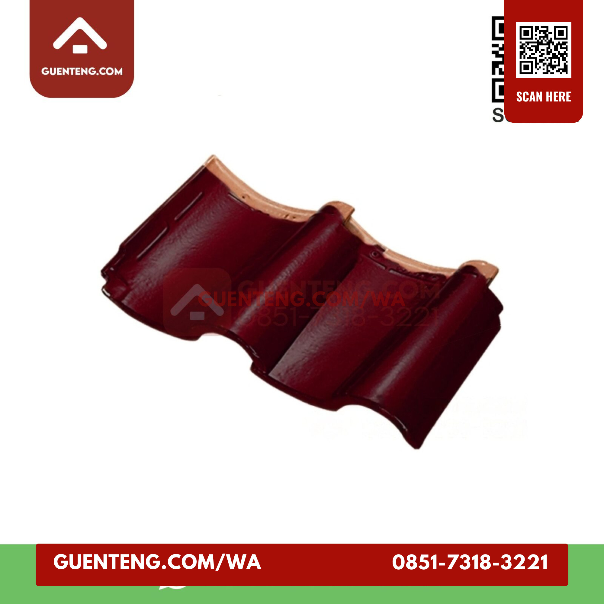Genteng Dobeldouble Tile Espanica Ke 13 Genteng Dobeldouble Tile Maroon Espanica Ke 13 Gra