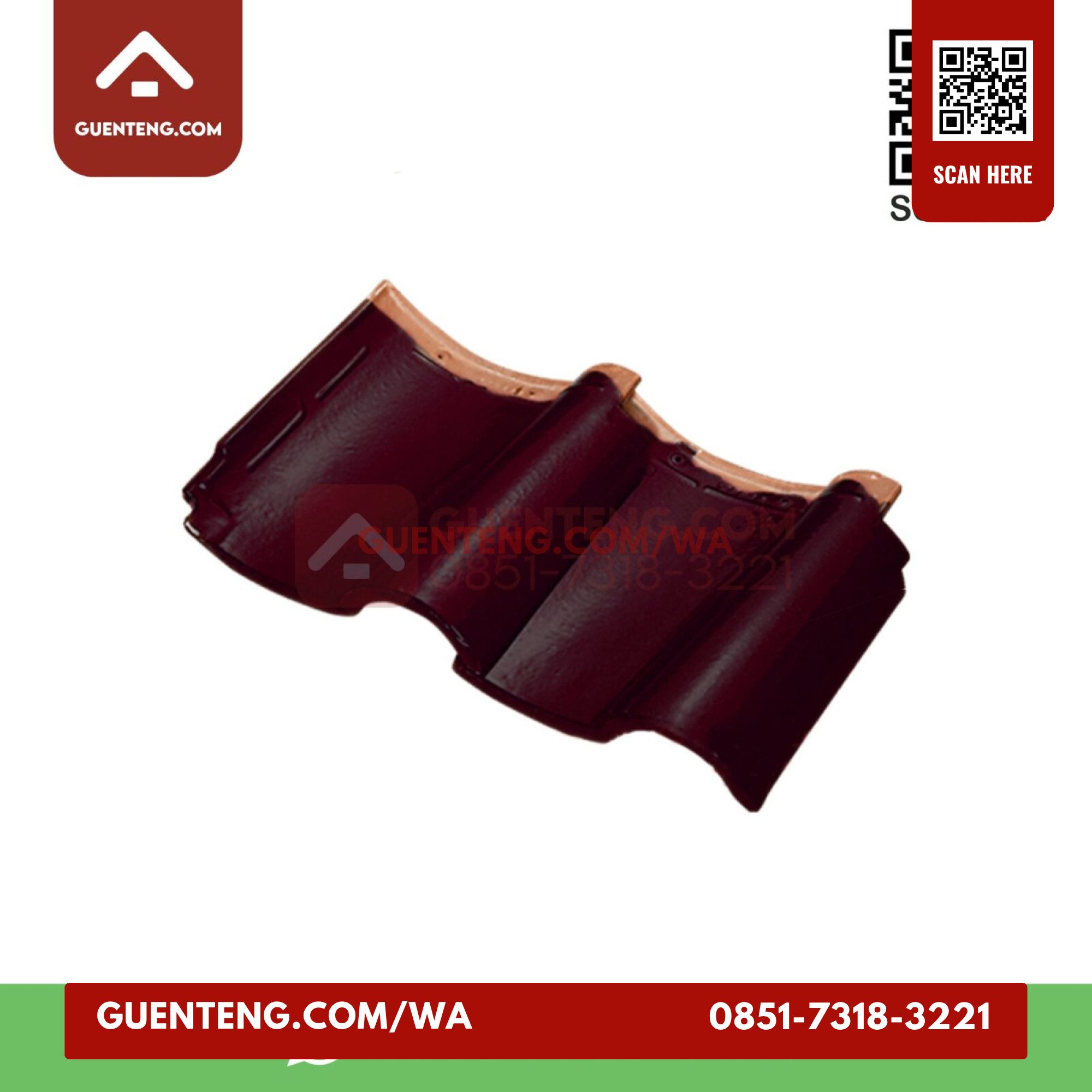 Genteng Dobeldouble Tile Espanica Ke 13 Genteng Dobeldouble Tile Wine Red Espanica Ke 13 G