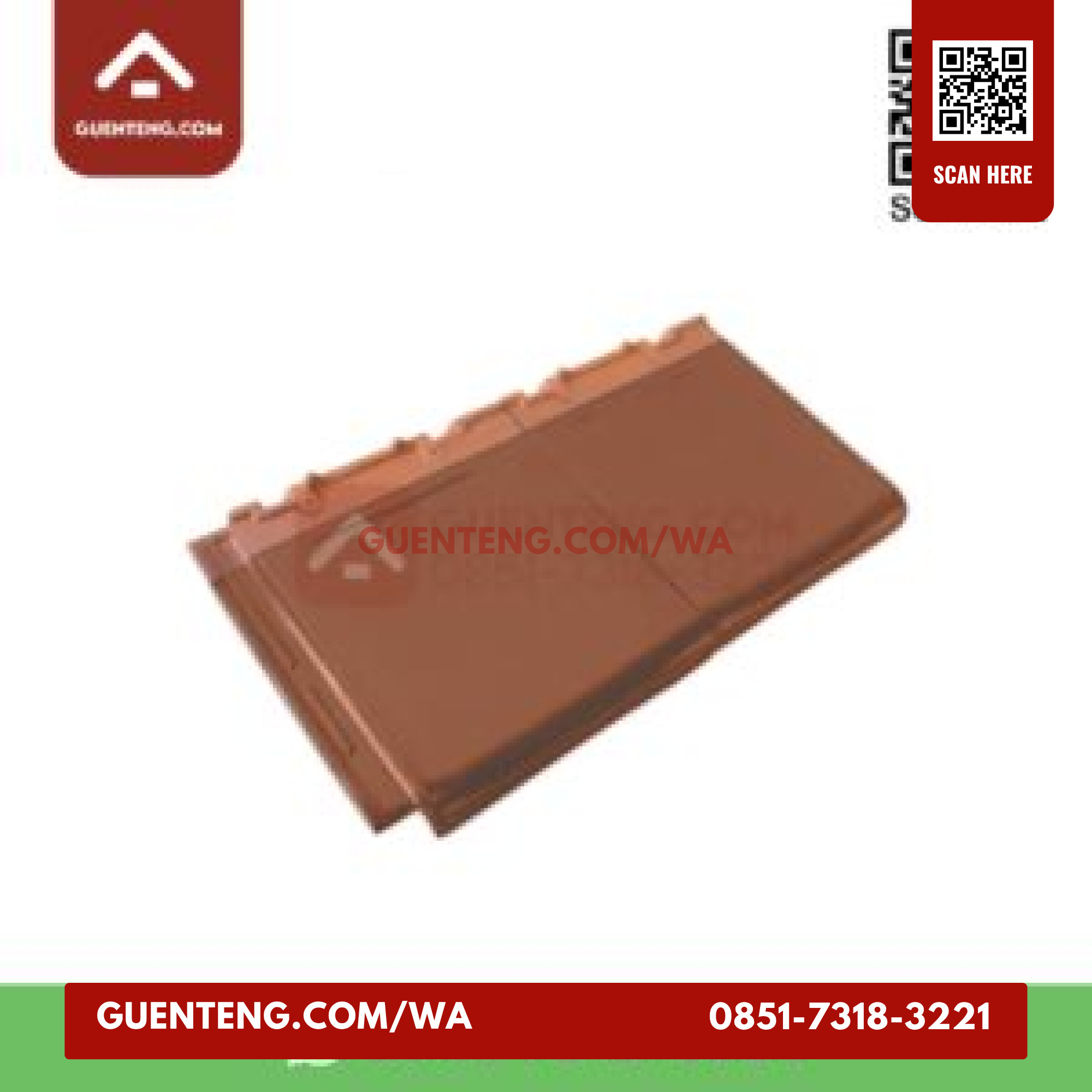 Genteng Dobeldouble Tile Kanmuri Full Flat Kff 13 Genteng Dobeldouble Tile Medi Orange Full Flat Kff
