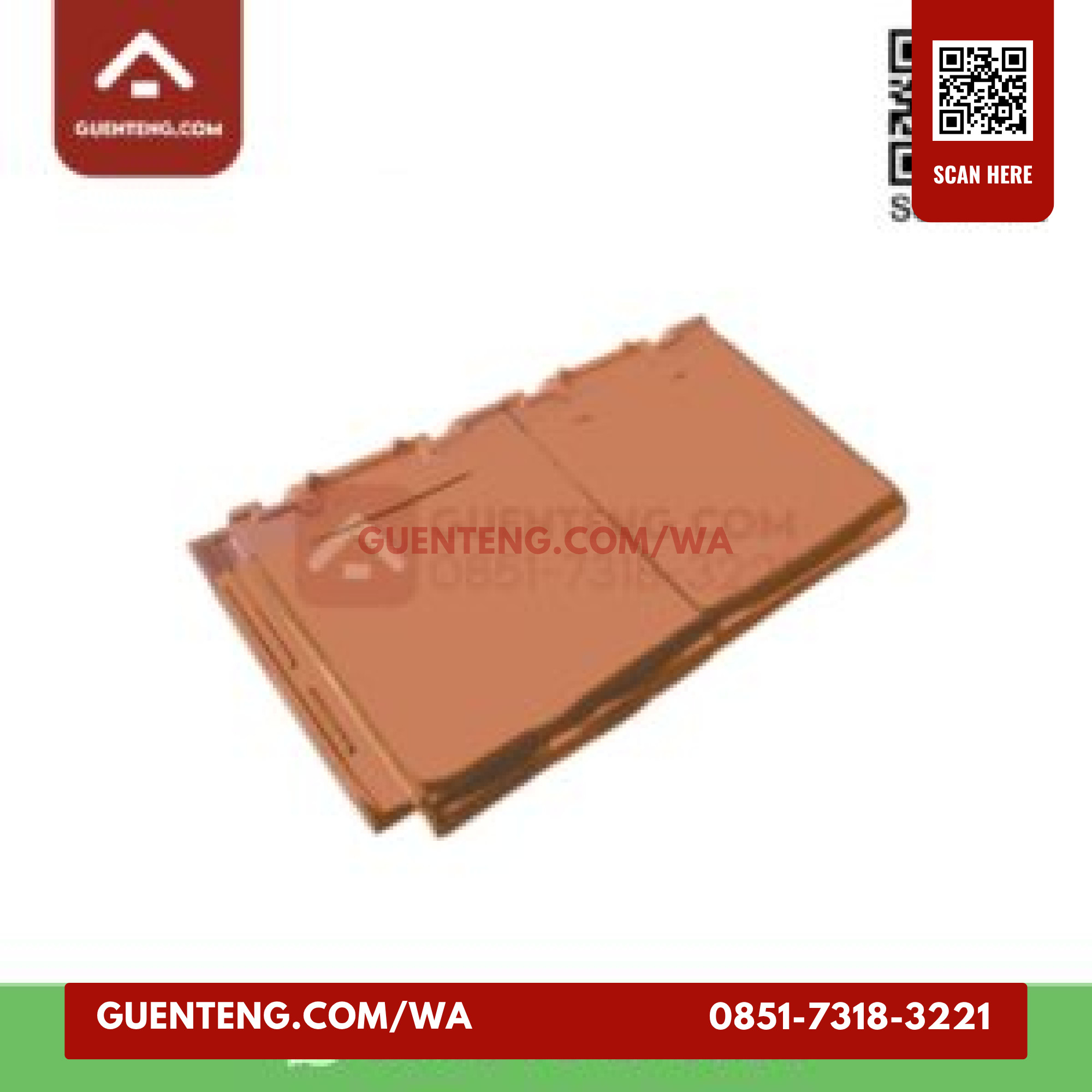 Genteng Dobeldouble Tile Kanmuri Full Flat Kff 13 Genteng Dobeldouble Tile Unglazedfull Flat Kff 13 1