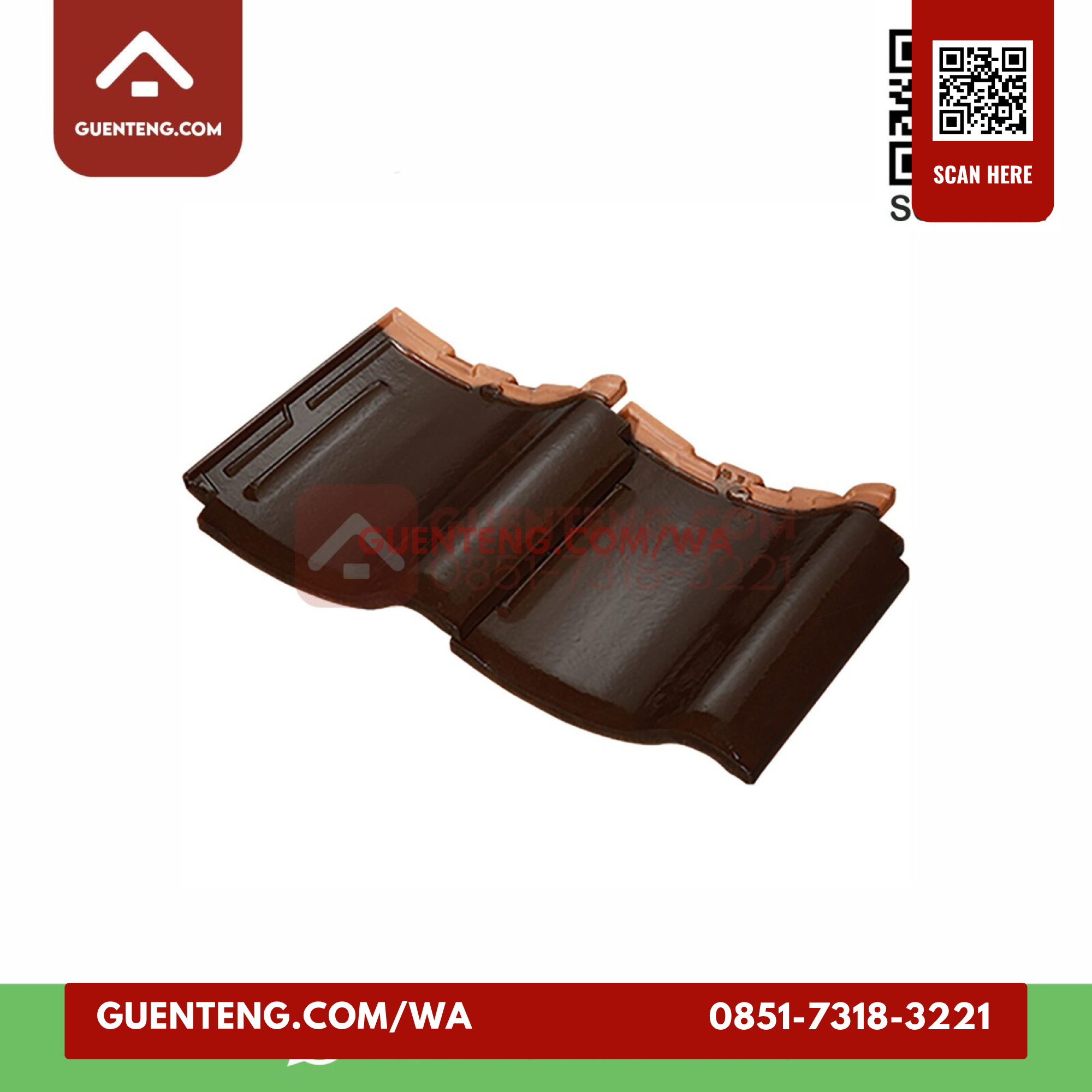 Genteng Dobeldouble Tile Milenio Km 13 Genteng Dobeldouble Tile Medi Brown Milenio Km 13