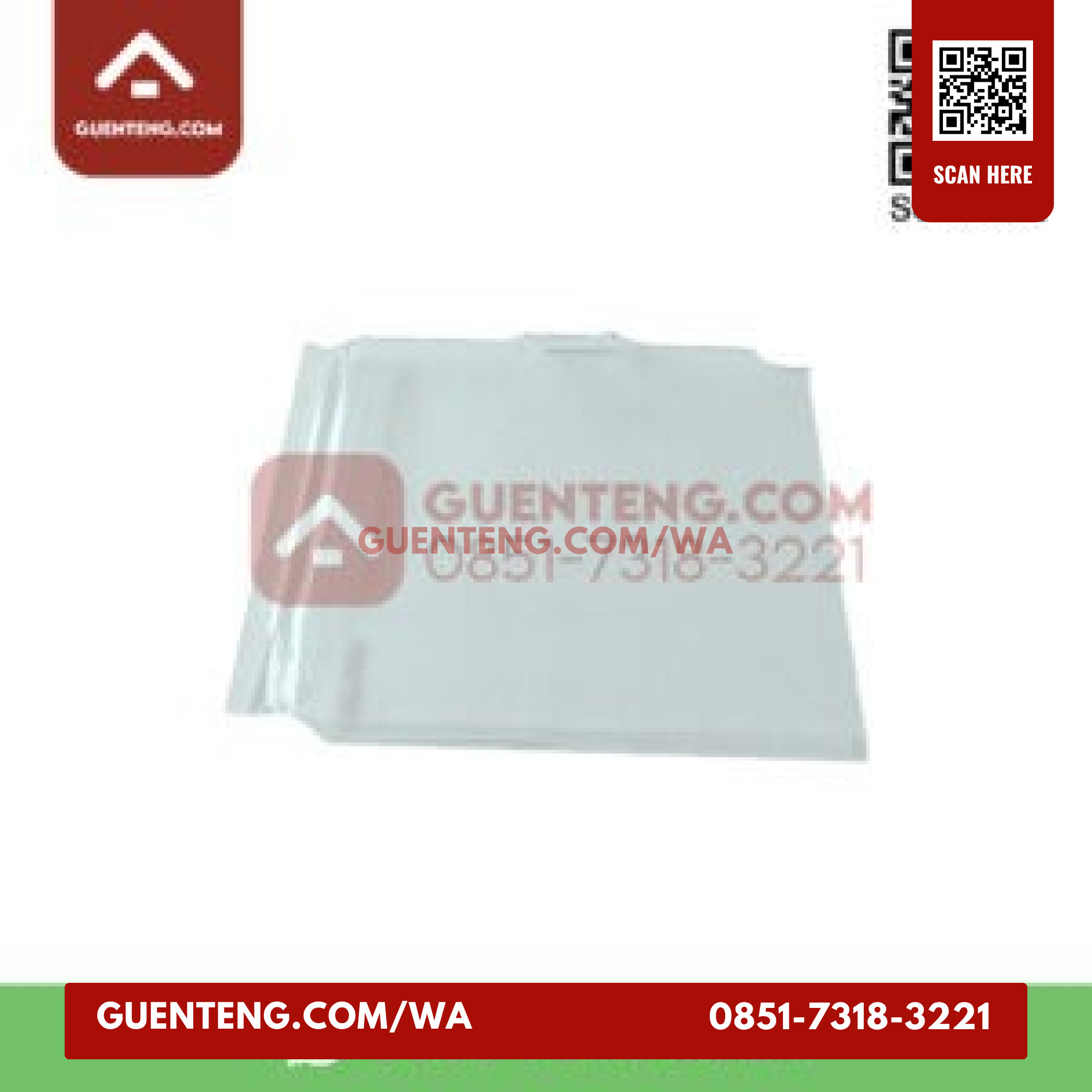 Genteng Kaca Beton Full Flat Horizontal 8Mm