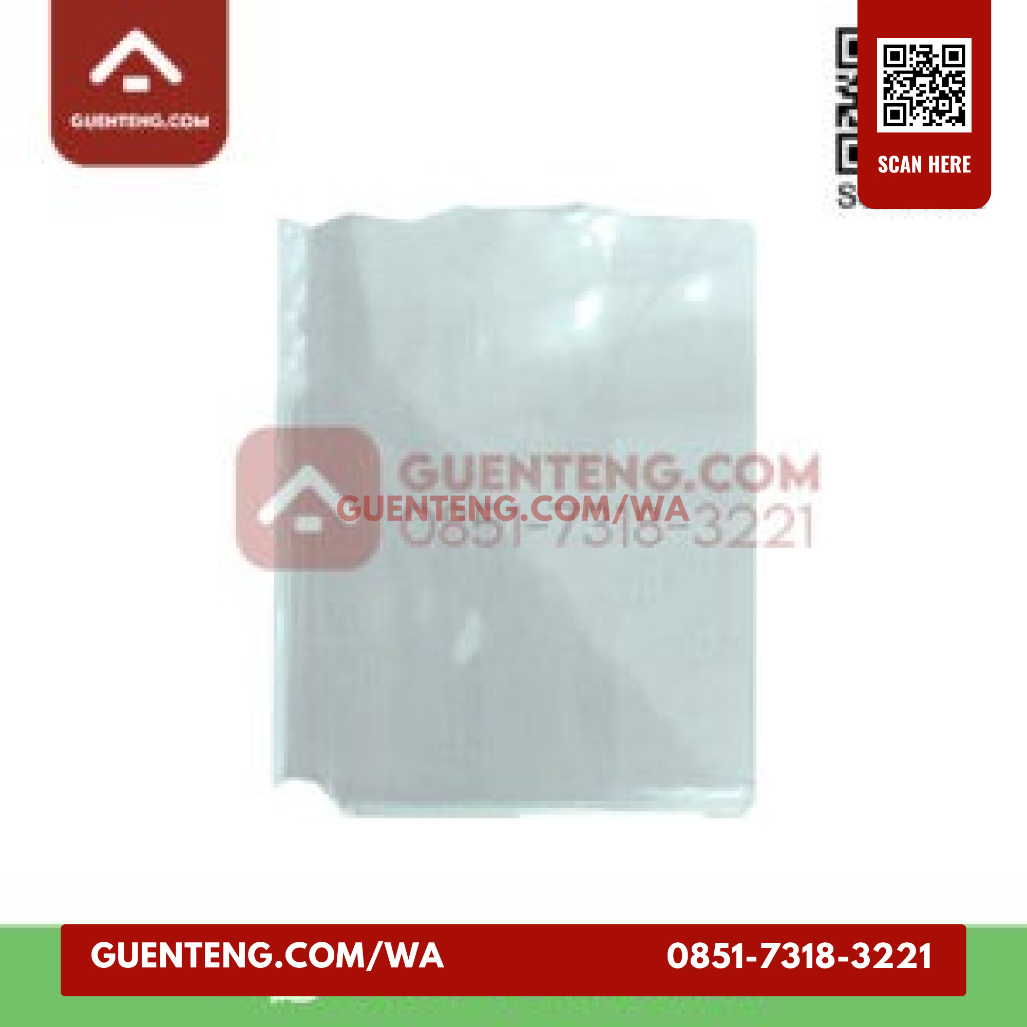 Genteng Kaca Beton Full Flat Vertikal 5Mm