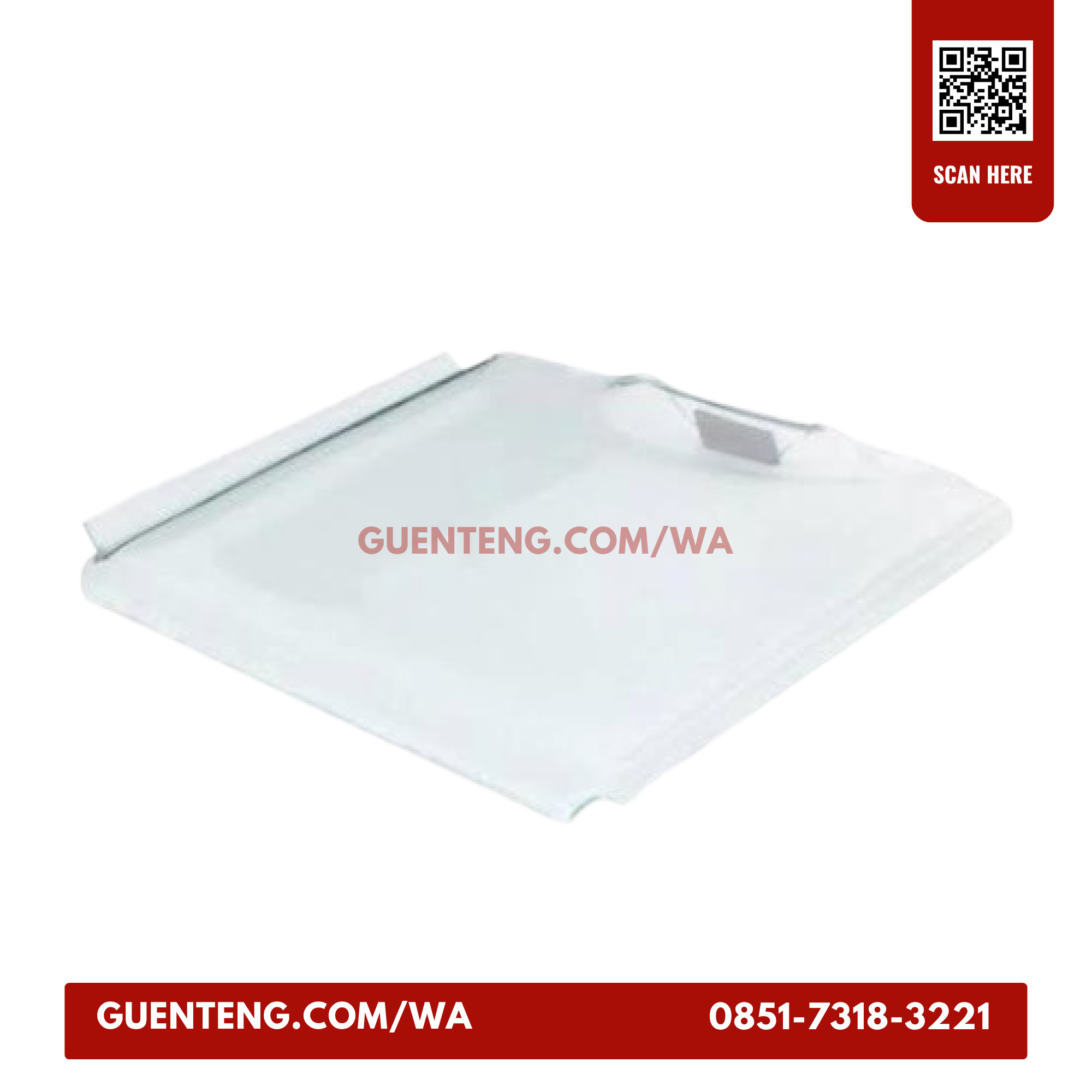 Genteng Kaca Beton Full Flat Vertikal 8Mm