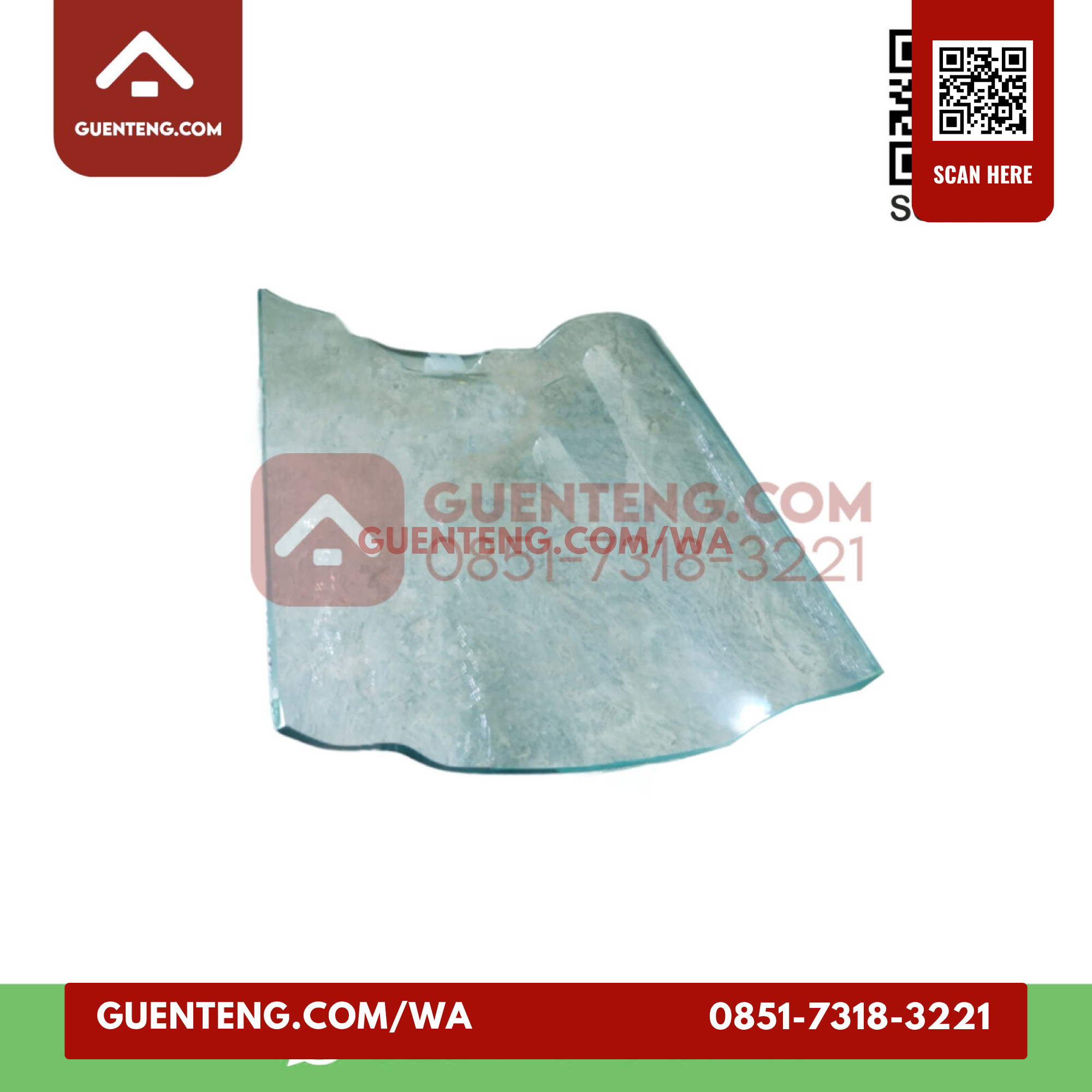 Genteng Kaca Beton Gelombang Royal 8Mm Royal