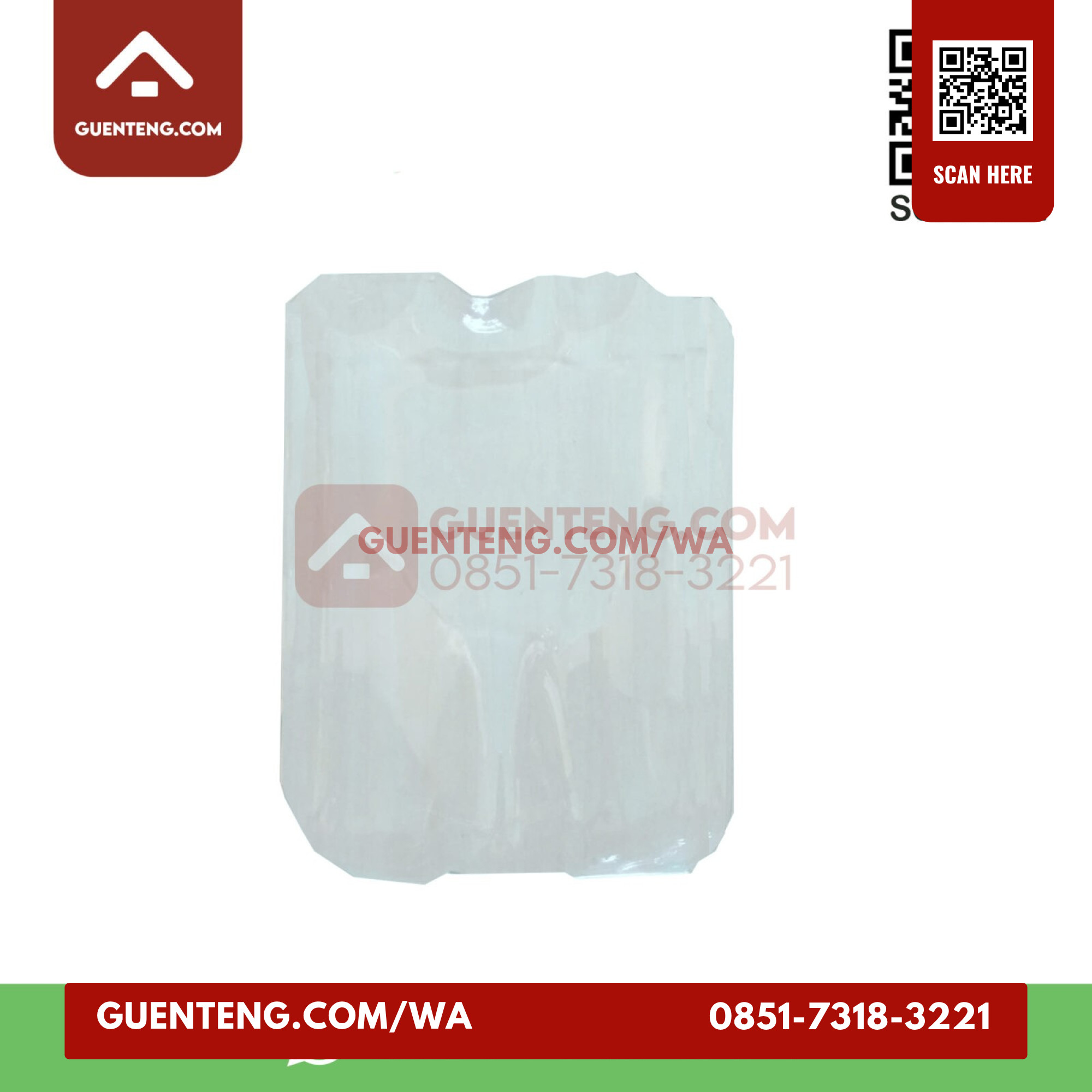 Genteng Kaca Tradisional Kodok Tebal 5Mm