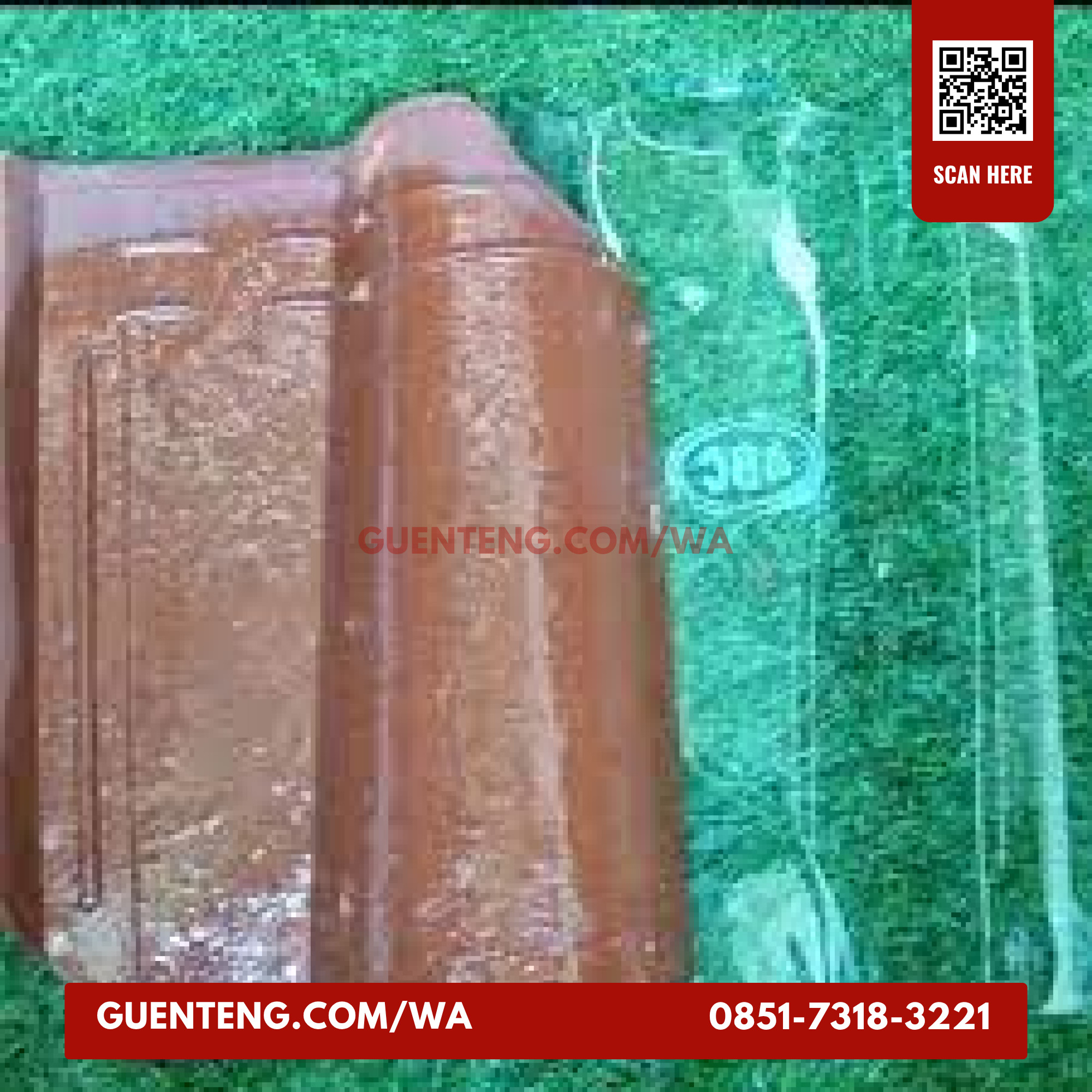 Genteng Kaca Tradisional Morando 8Mm
