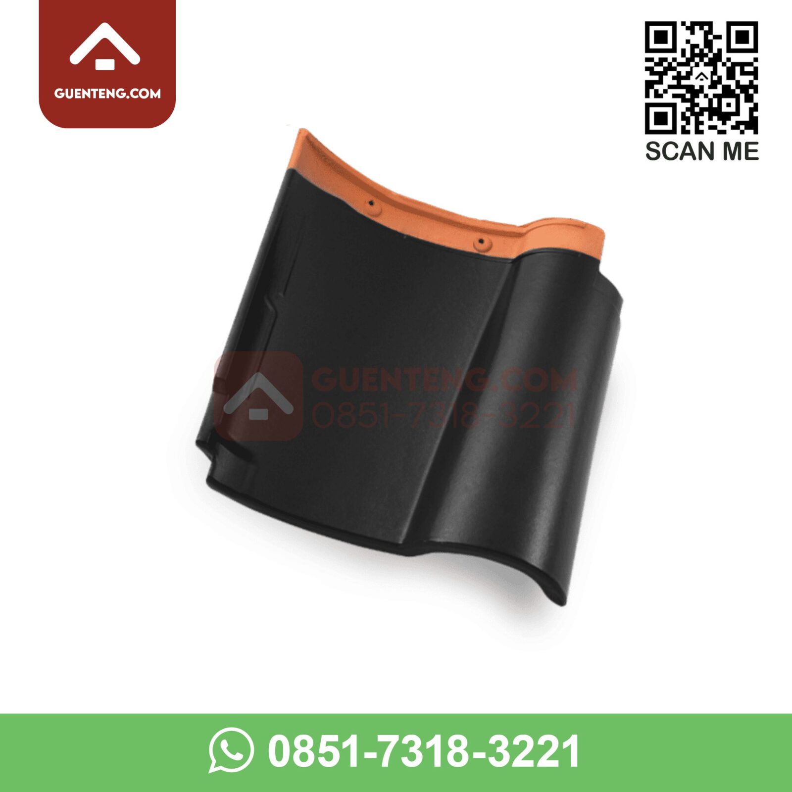 Genteng Keramik Kanmuri Espanica Warna Diamond Black – Hitam Terbaik genteng keramik kanmuri espanica warna diamond black hitam terbaik