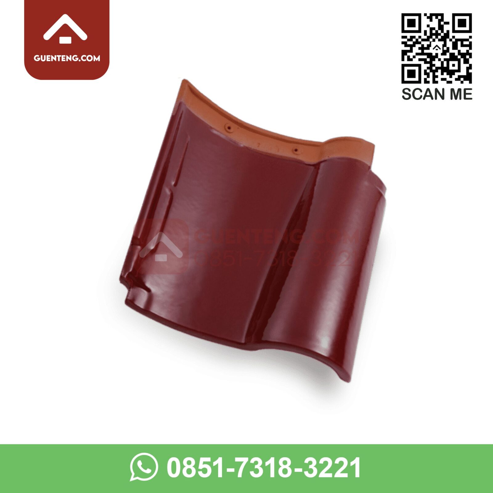 Genteng Keramik Kanmuri Espanica Warna Maroon – Merah Marun Terbaik genteng keramik kanmuri espanica warna maroon merah marun terbaik