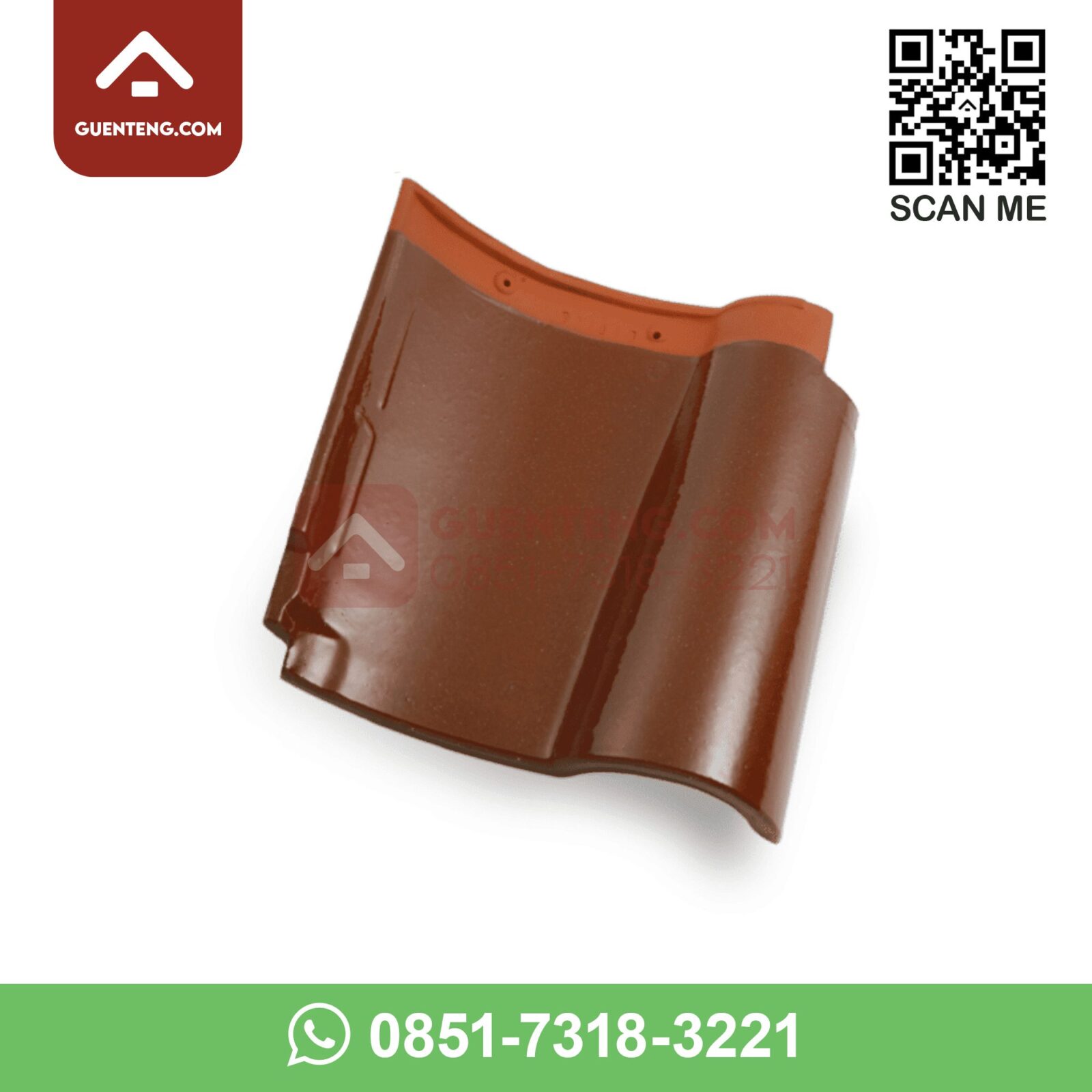 Genteng Keramik Kanmuri Espanica Warna Natural Terbaik genteng keramik kanmuri espanica warna natural coklat cokelat terbaik