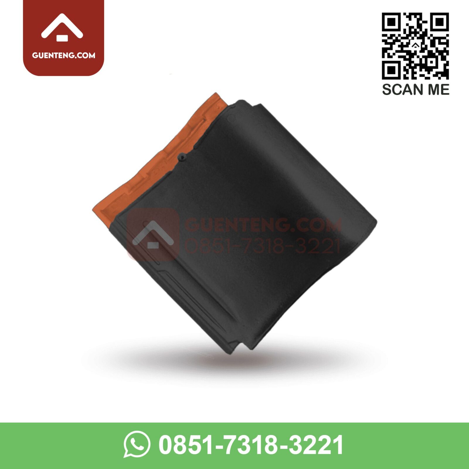 Genteng Keramik M Class Warna Matt Black – Hitam Terbaik genteng keramik m class warna matt black hitam terbaik
