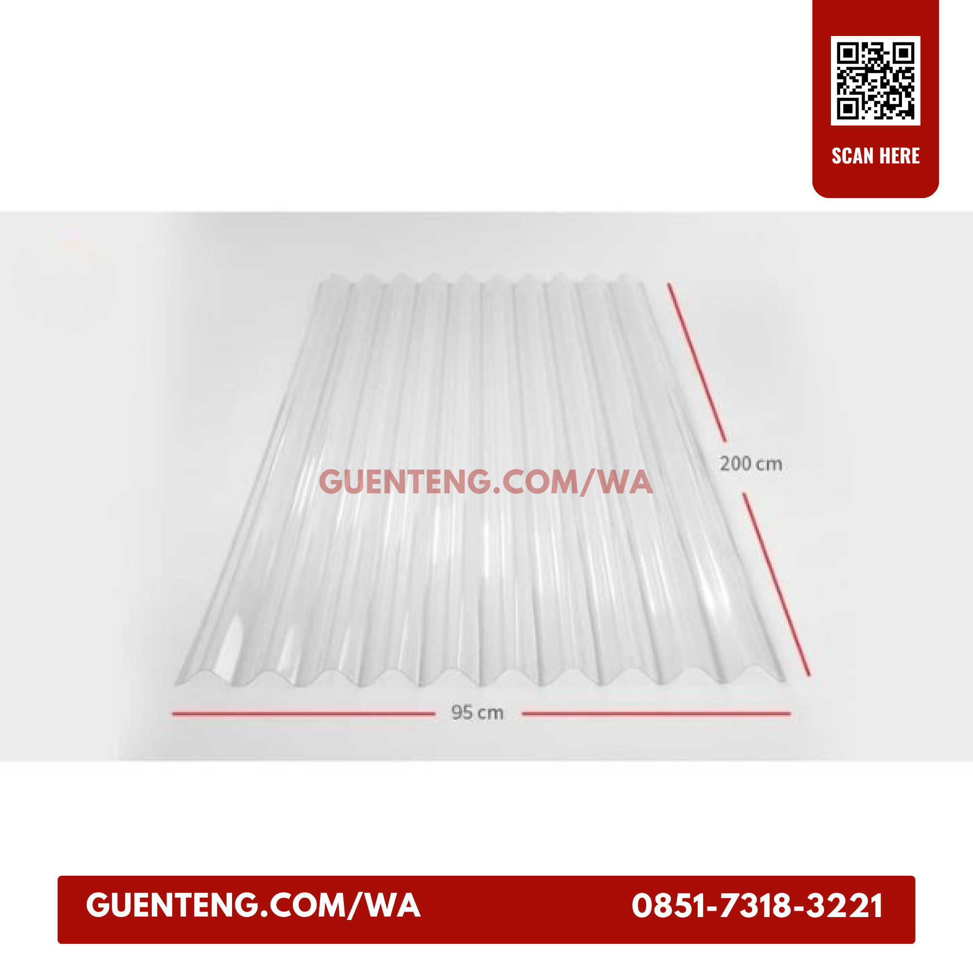 Genteng Onduline Onduclair Pc