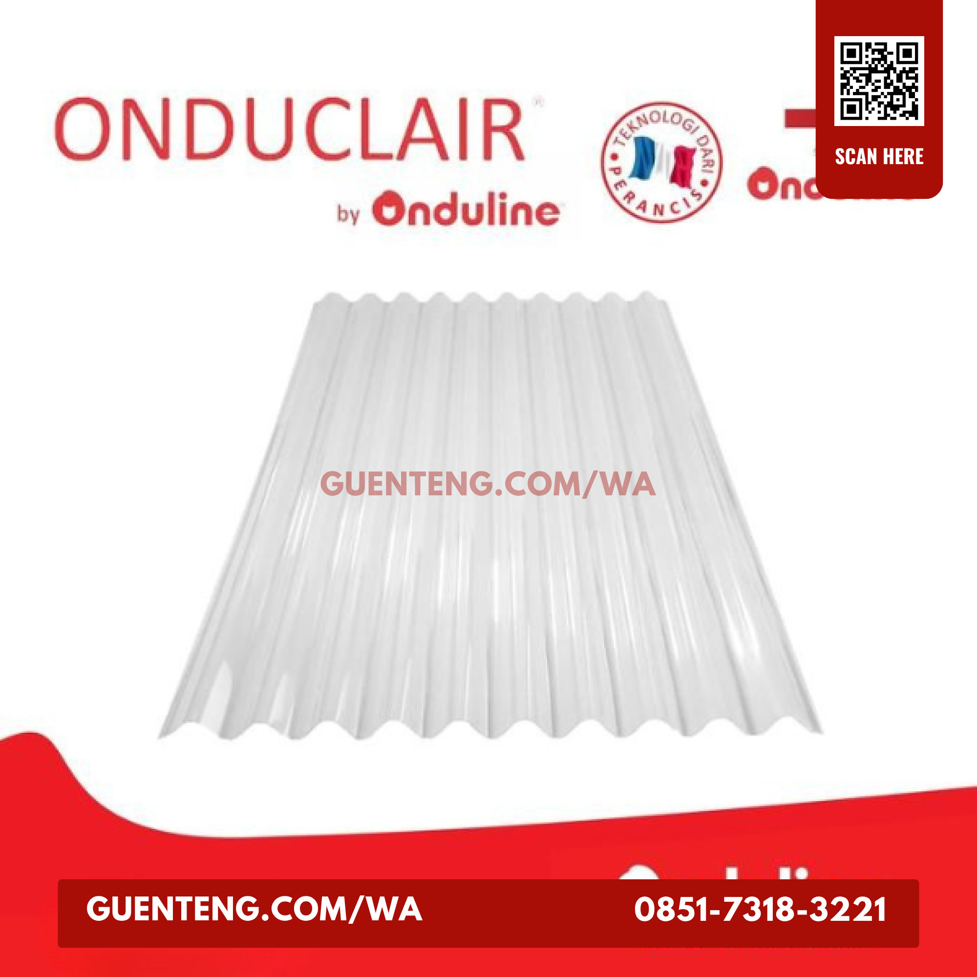 Genteng Onduline Onduclair Pc